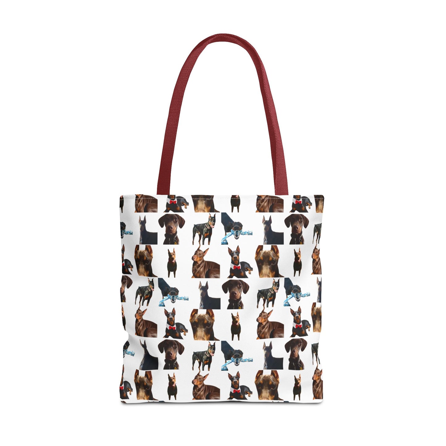 Edition 1 Doberman Model Pattern White Tote Bag