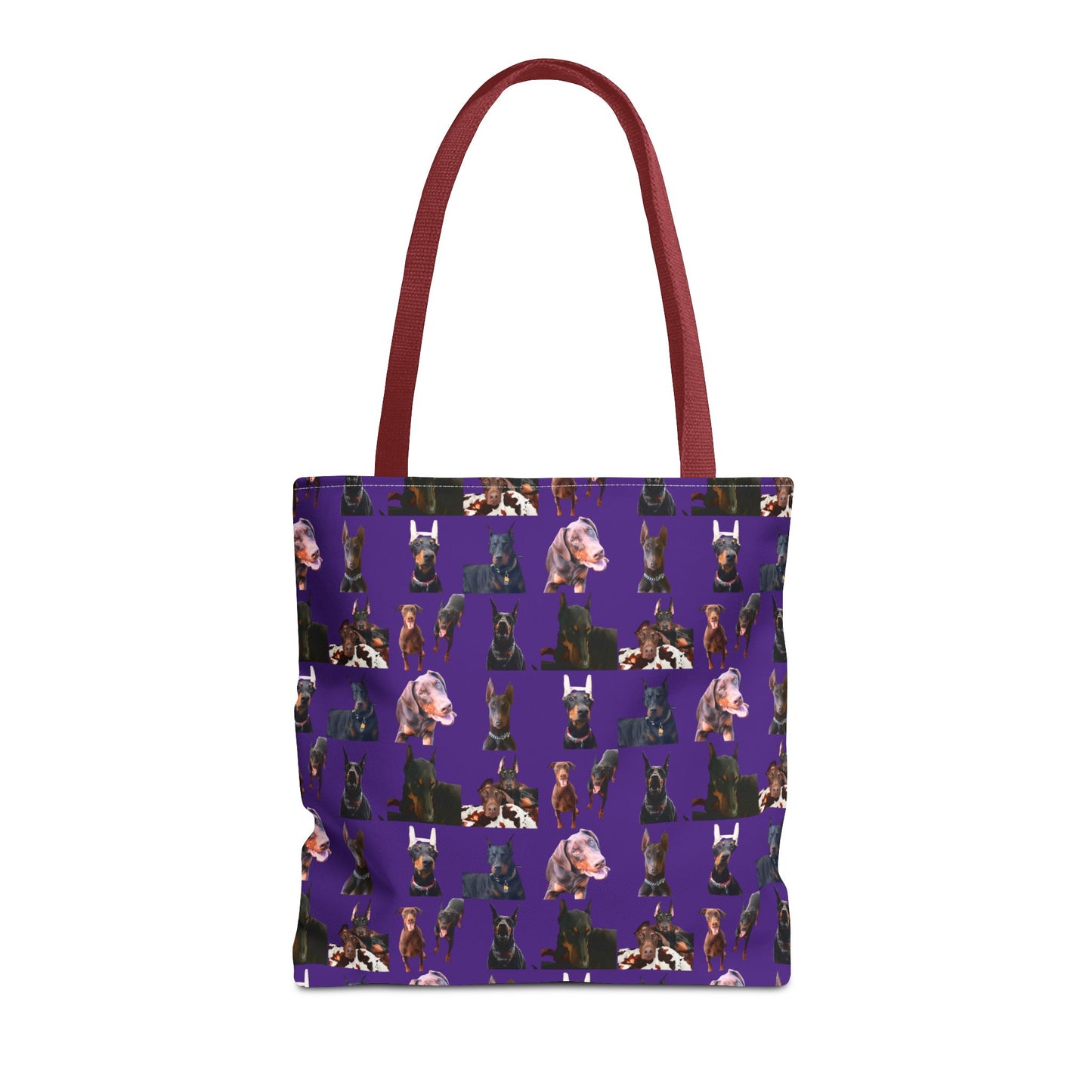 Edition 10 Doberman Model Pattern Purple Tote Bag