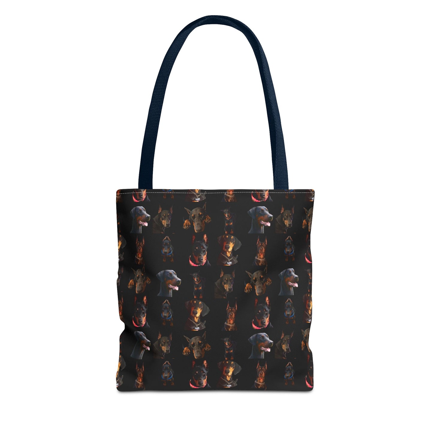 Edition 2 Doberman Model Pattern Black Tote Bag