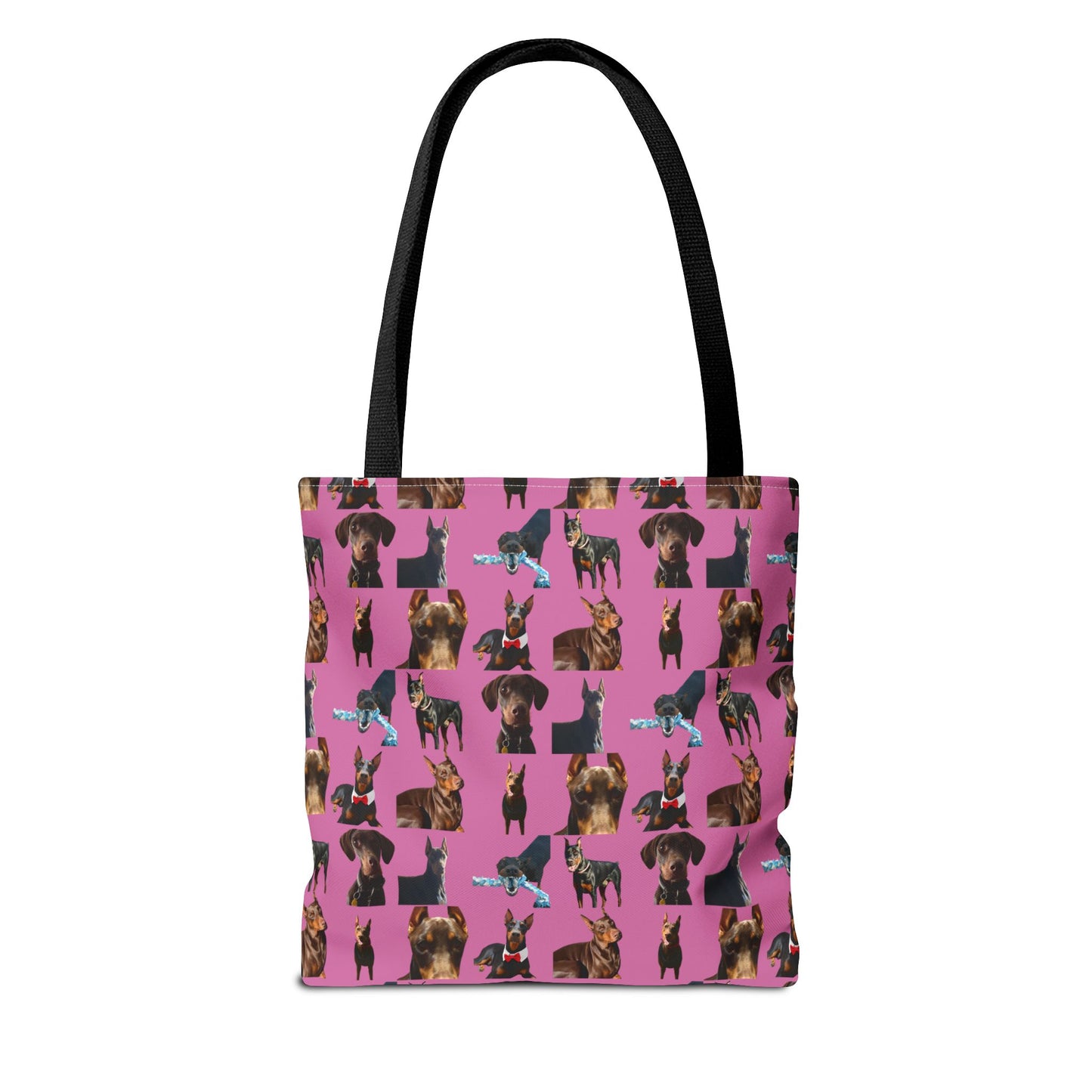 Edition 1 Doberman Model Pattern Pink Tote Bag