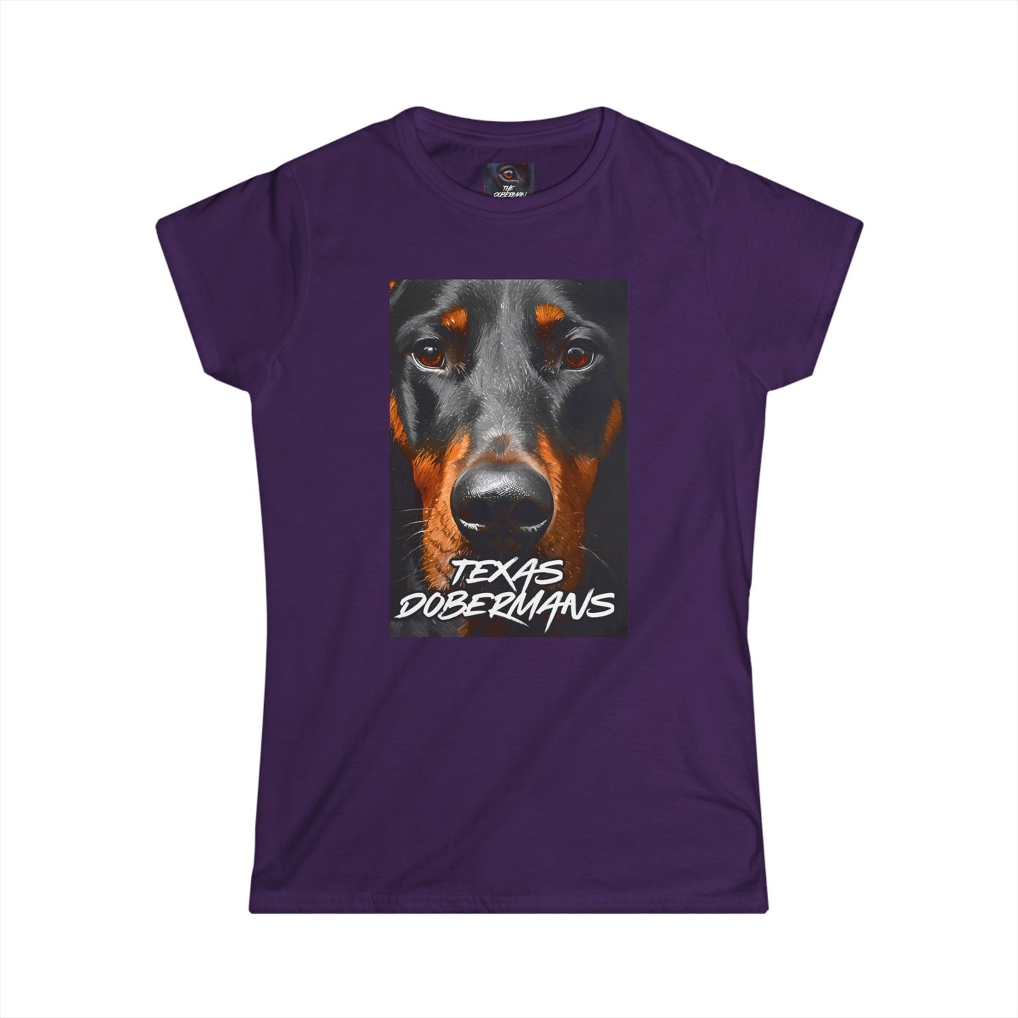 Doberman Texas 1 Women's Softstyle Tee