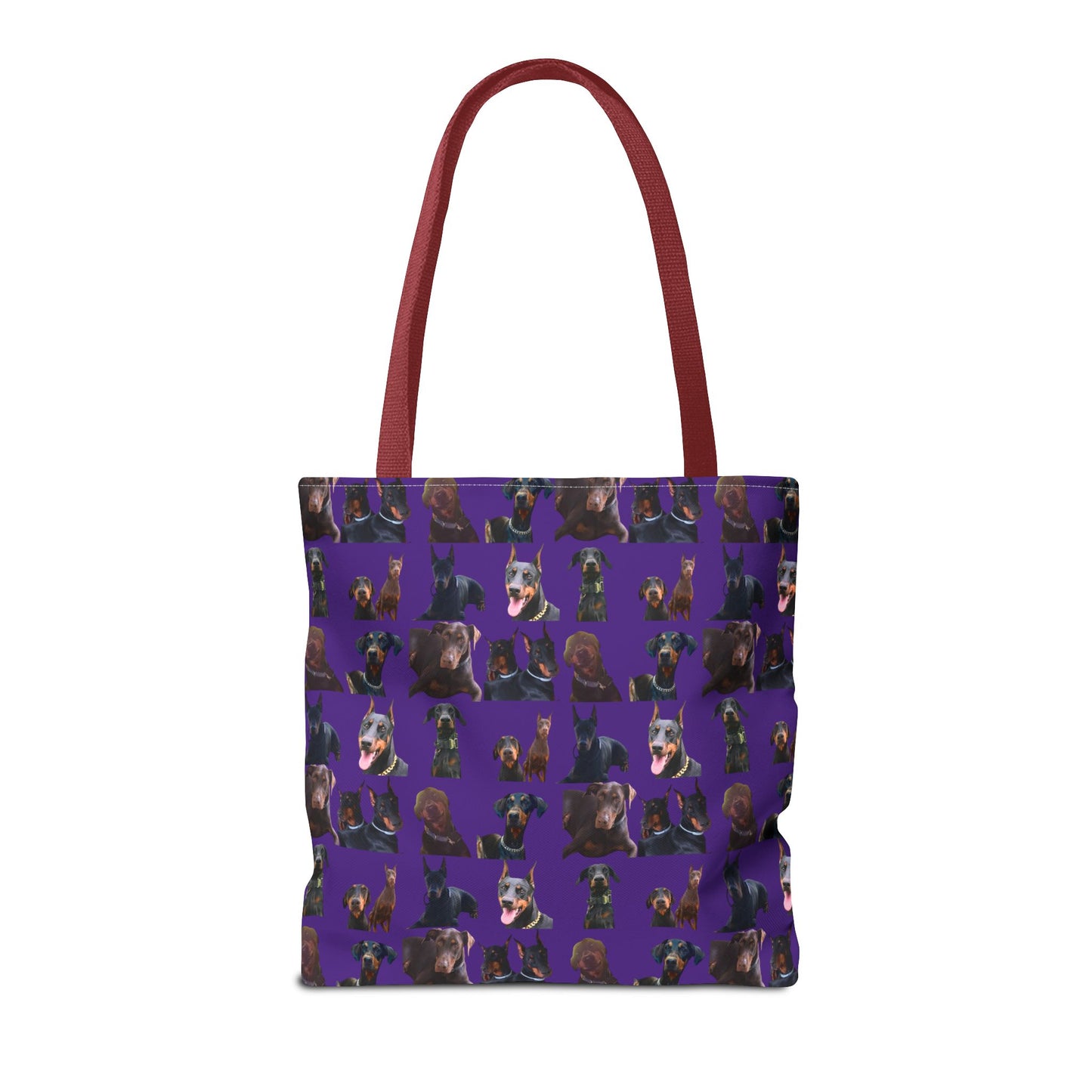 Edition 5 Doberman Model Pattern Purple Tote Bag