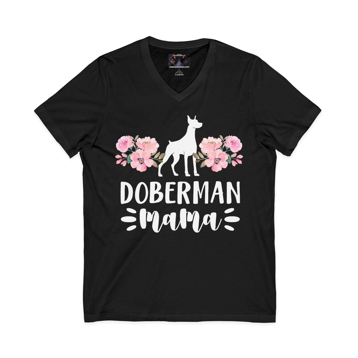 Mama 2 Private Label Unisex Jersey Short Sleeve V-Neck Tee