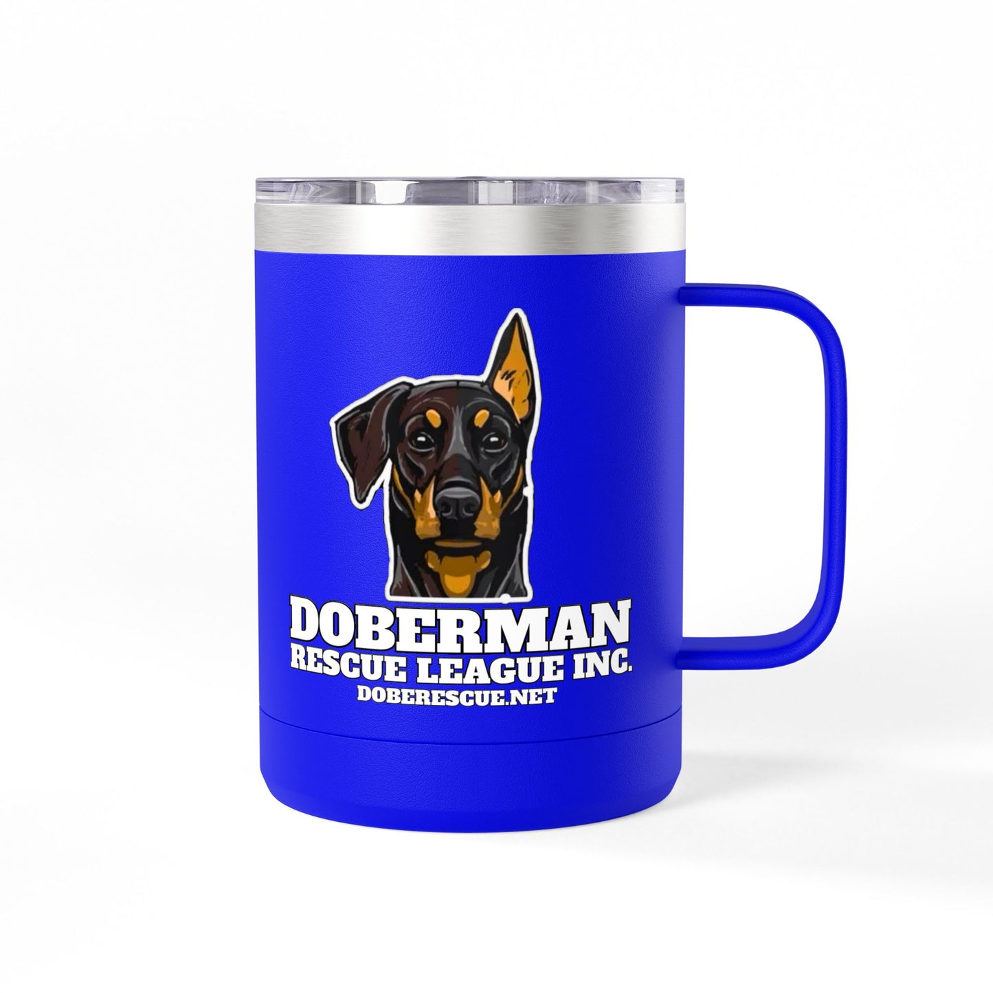 Doberman Rescue League 15oz Insulated Coffee Tumbler