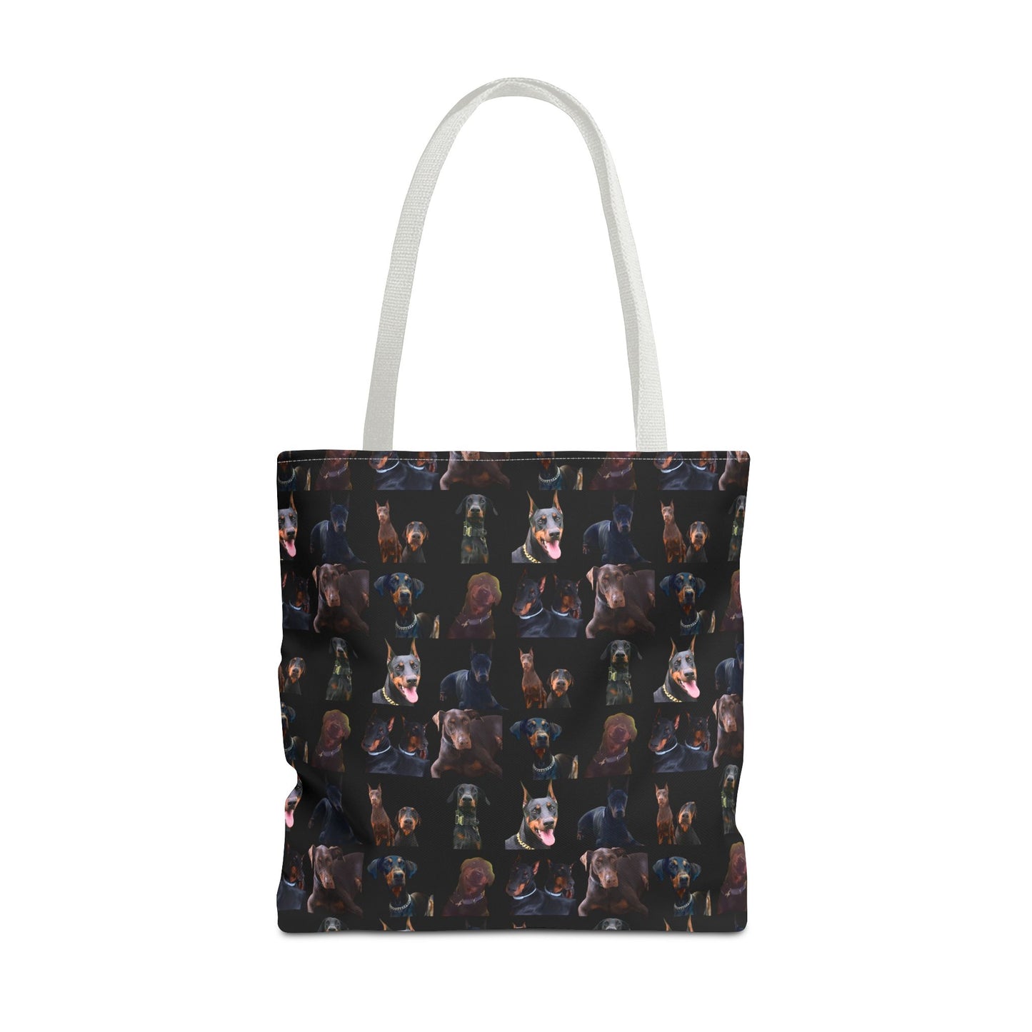 Edition 5 Doberman Model Pattern Black Tote Bag
