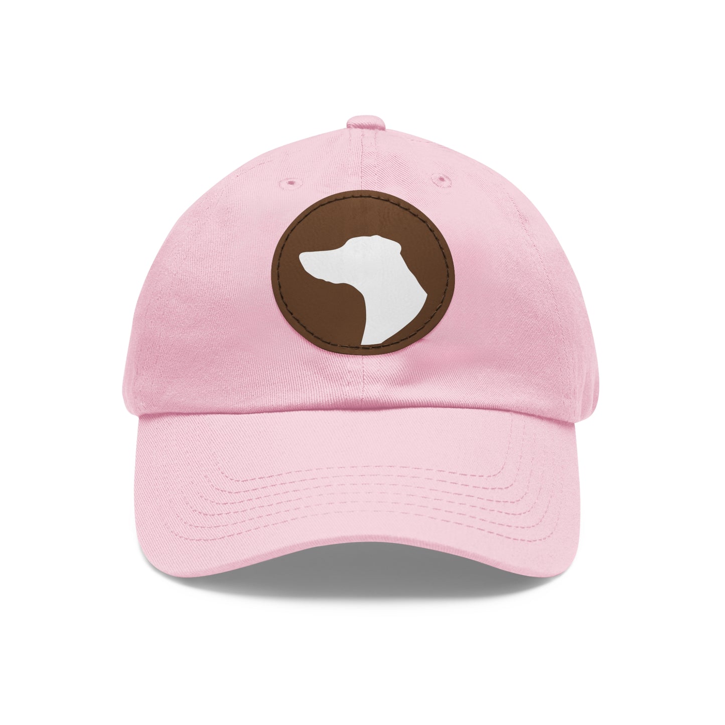 N 1 Dad Hat with Leather Patch (Round)