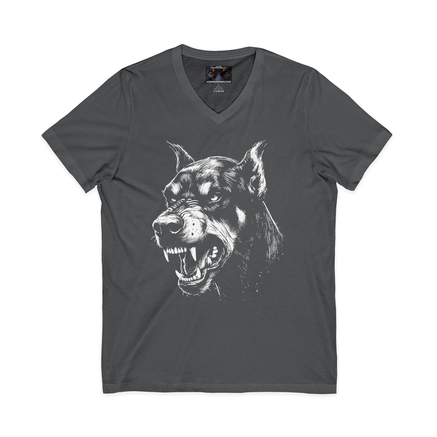 Protect 2 Private Label Unisex Jersey Short Sleeve V-Neck Tee