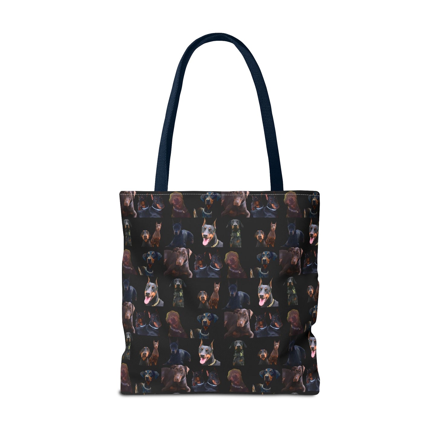 Edition 5 Doberman Model Pattern Black Tote Bag