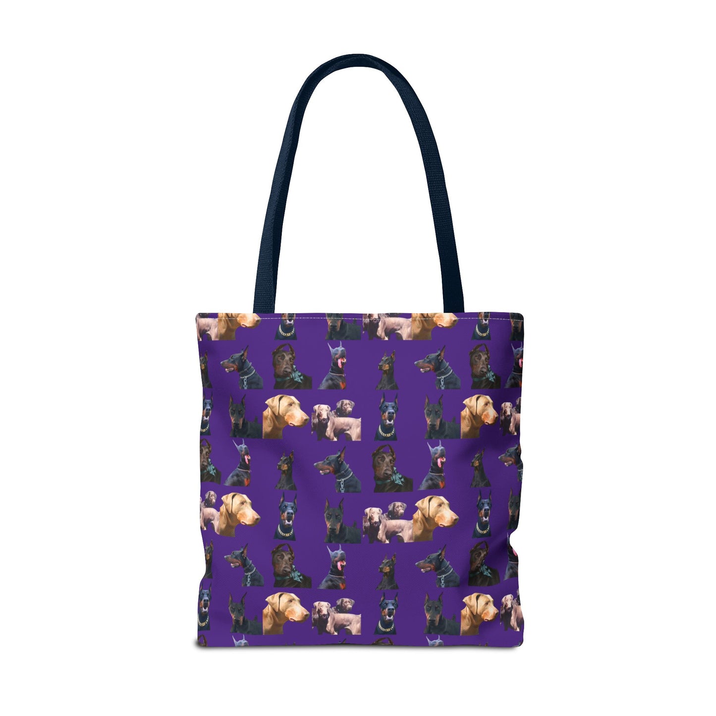 Edition 8 Doberman Model Pattern Purple Tote Bag
