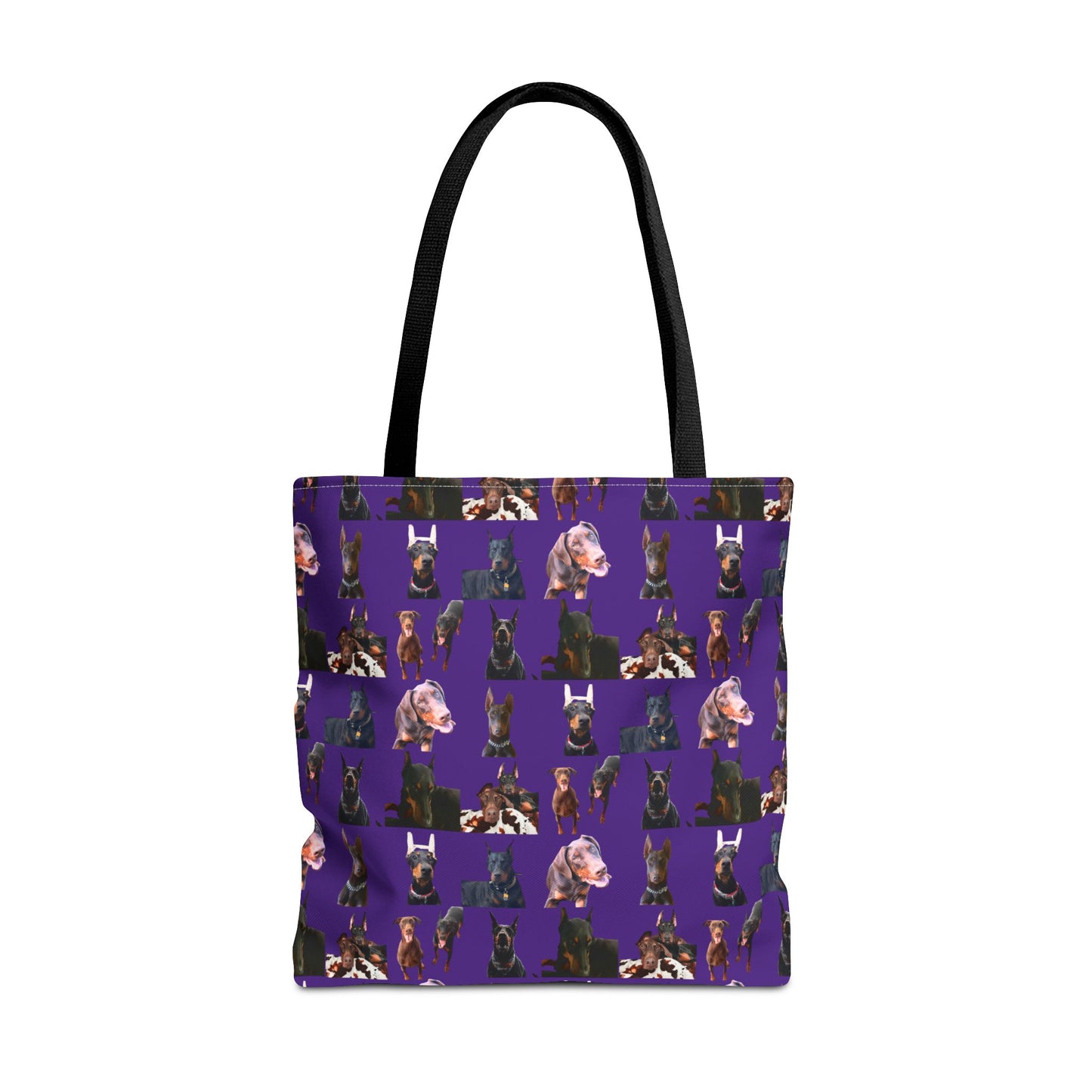 Edition 10 Doberman Model Pattern Purple Tote Bag