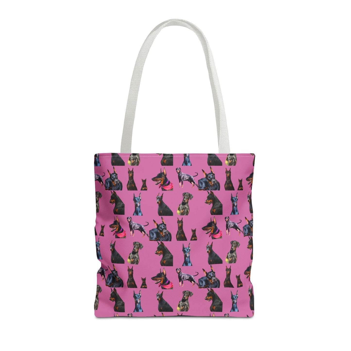 Edition 7 Doberman Model Pattern Light Pink Tote Bag