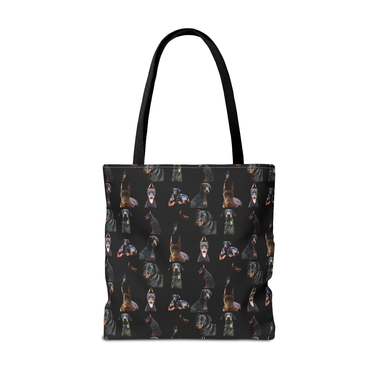 Edition 6 Doberman Model Pattern Black Tote Bag