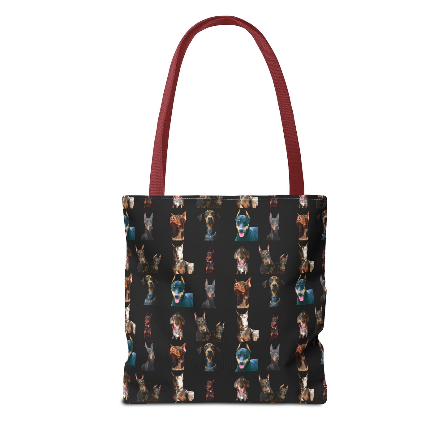 Edition 4 Doberman Model Pattern Black Tote Bag
