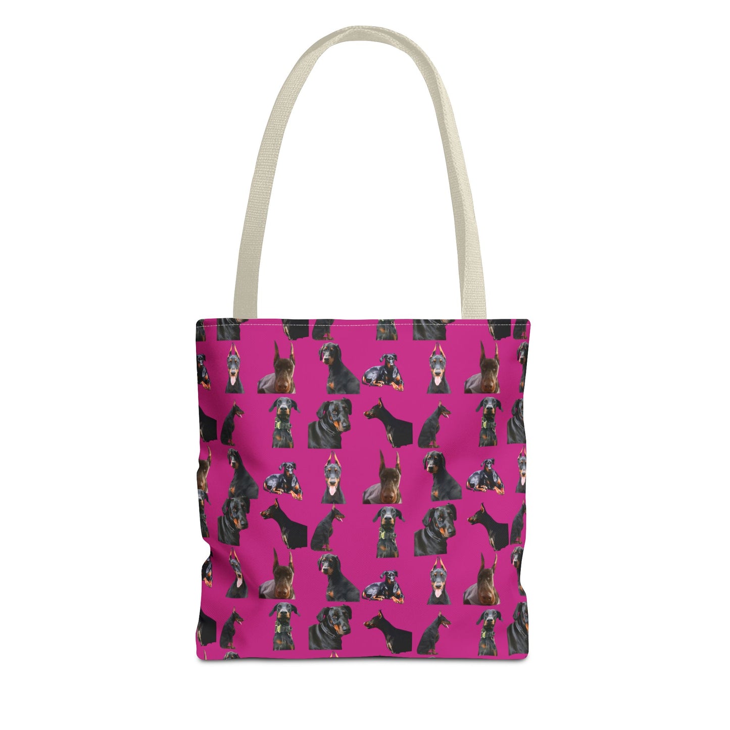 Edition 6 Doberman Model Pattern Pink Tote Bag