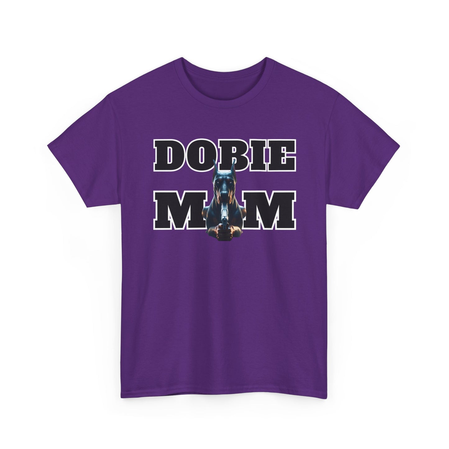 Dobie Mom 06 2025 Unisex Heavy Cotton Tee