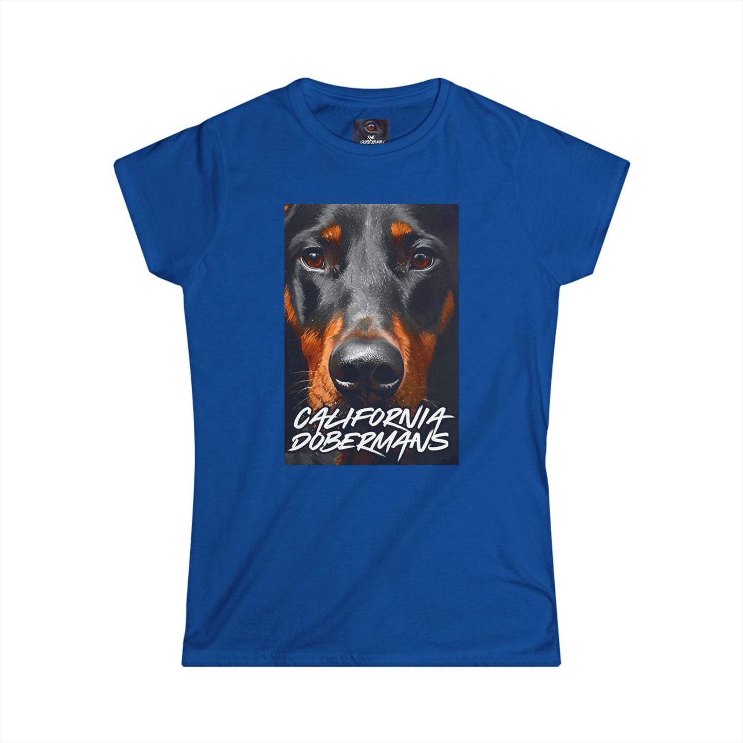 Doberman California 1 Women's Softstyle Tee