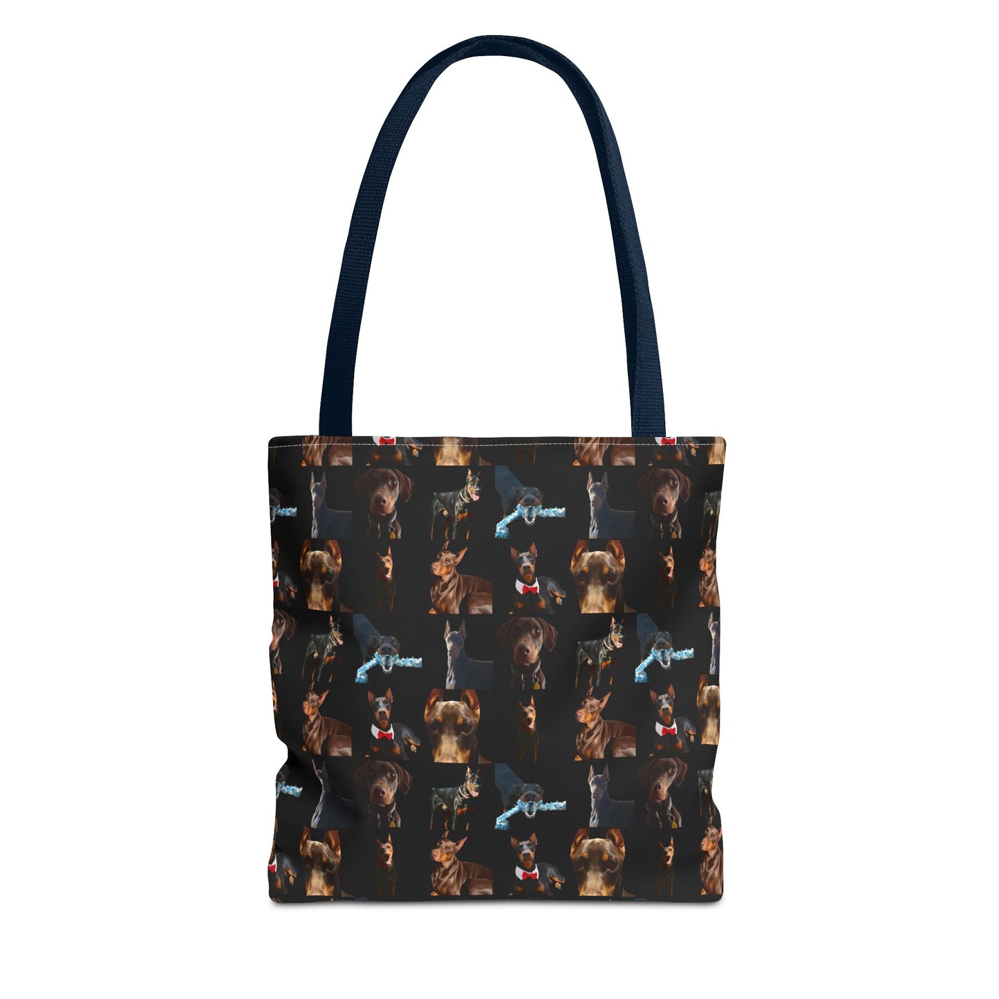 Edition 1 Doberman Model Pattern Black Tote Bag