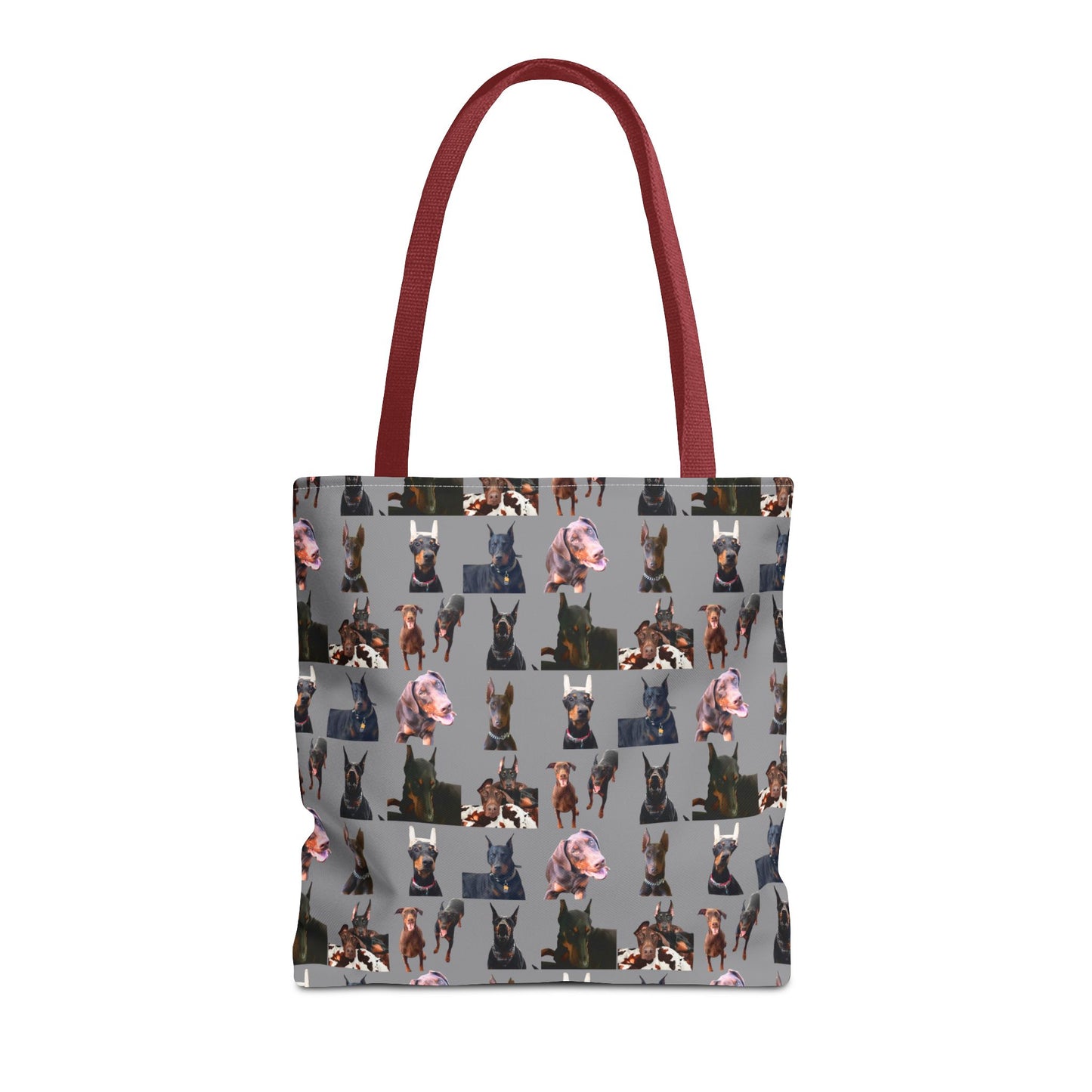 Edition 10 Doberman Model Pattern Gray Tote Bag