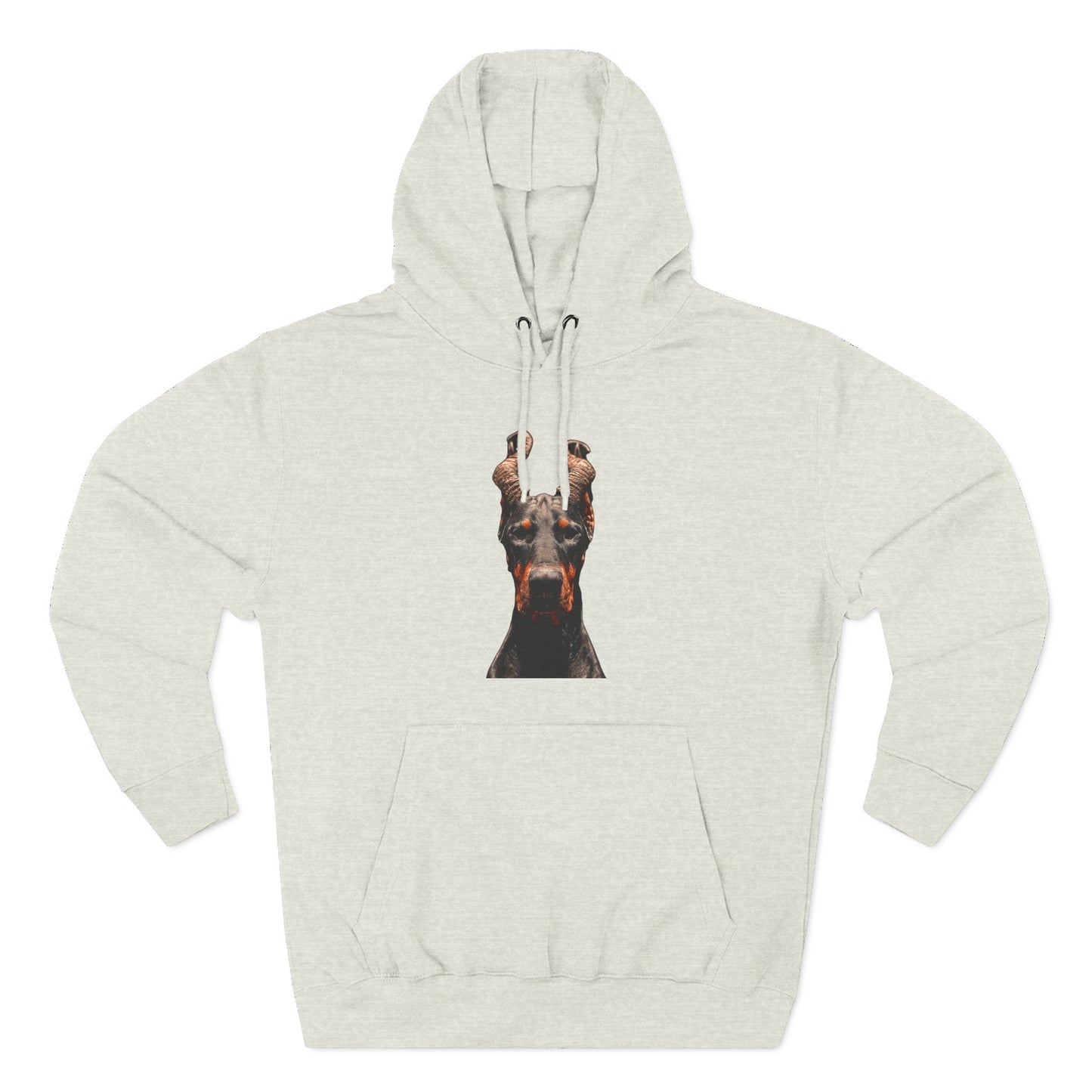 Doberman Goat 1 Fleece Hoodie