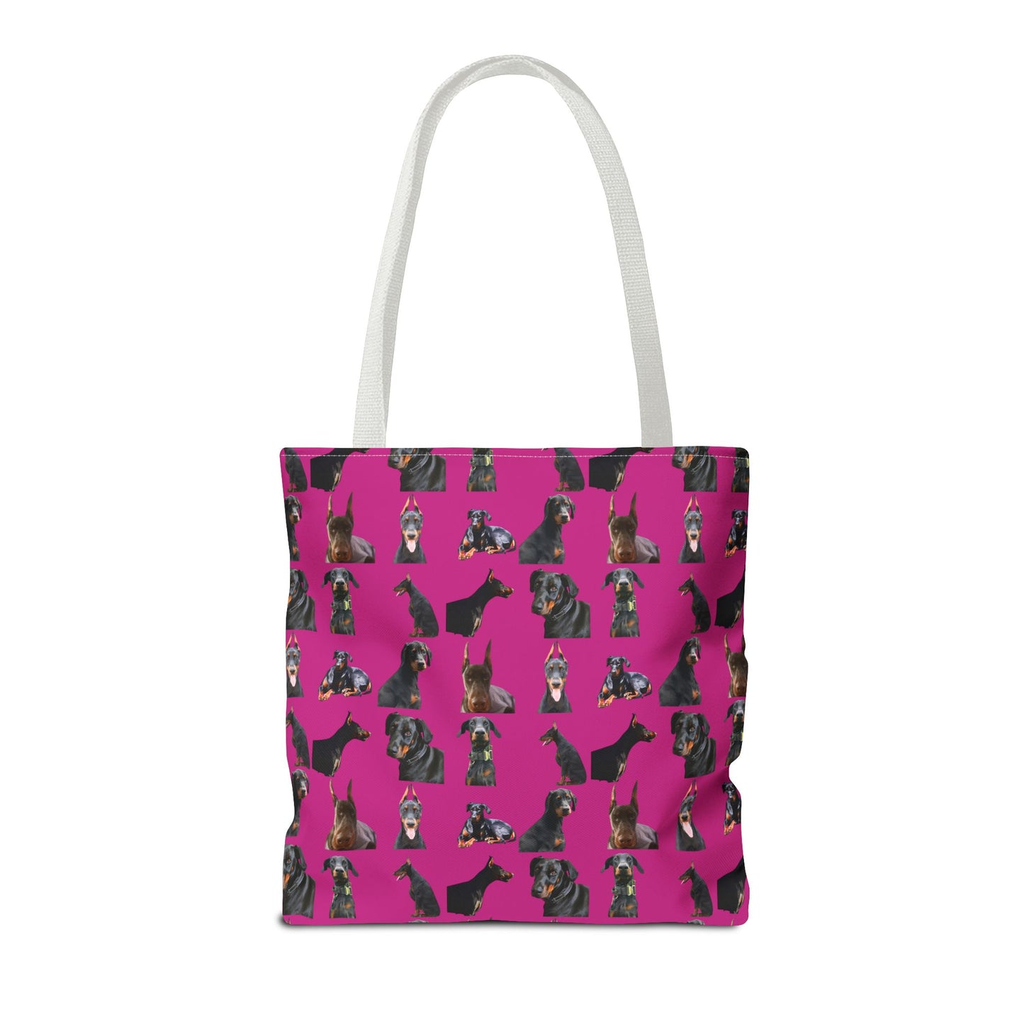 Edition 6 Doberman Model Pattern Pink Tote Bag