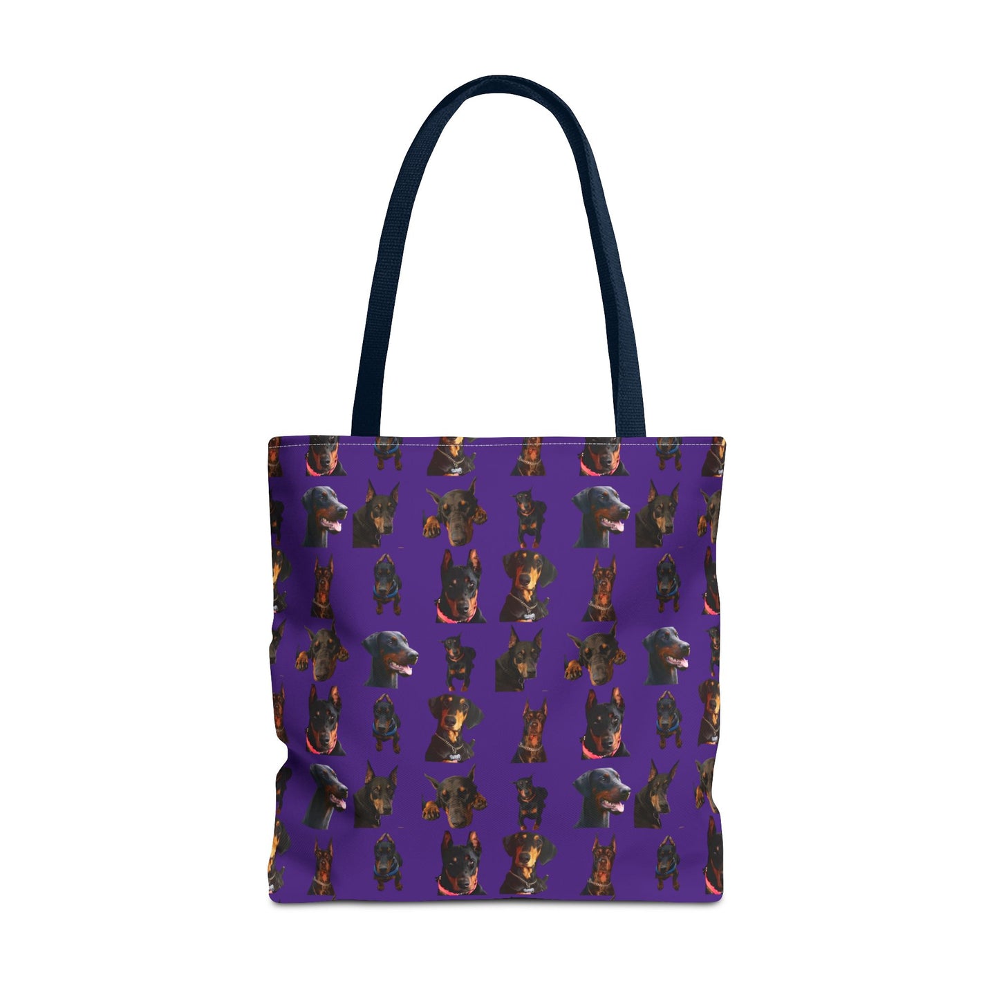 Edition 2 Doberman Model Pattern Purple Tote Bag