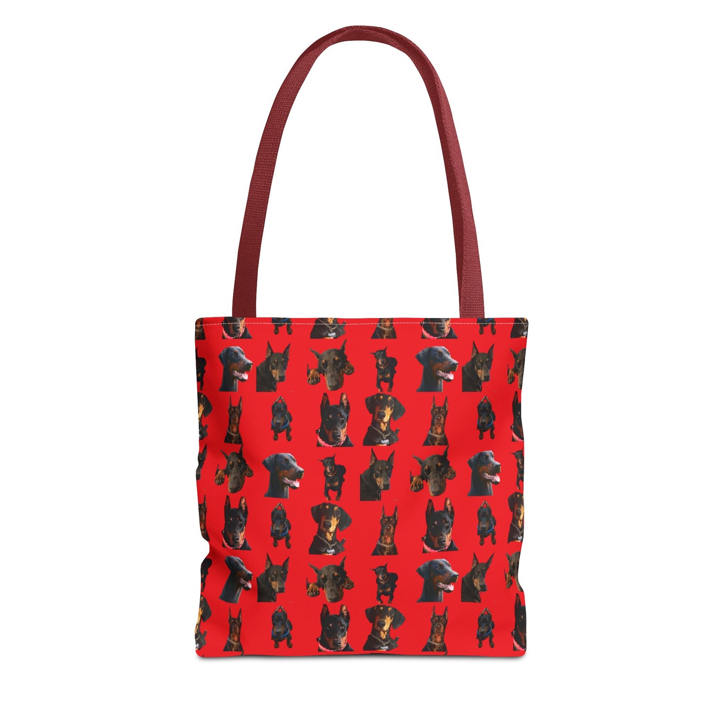 Edition 2 Doberman Model Pattern Red Tote Bag