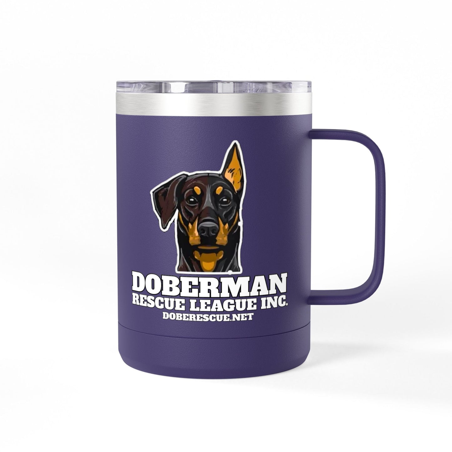 Doberman Rescue League 15oz Insulated Coffee Tumbler