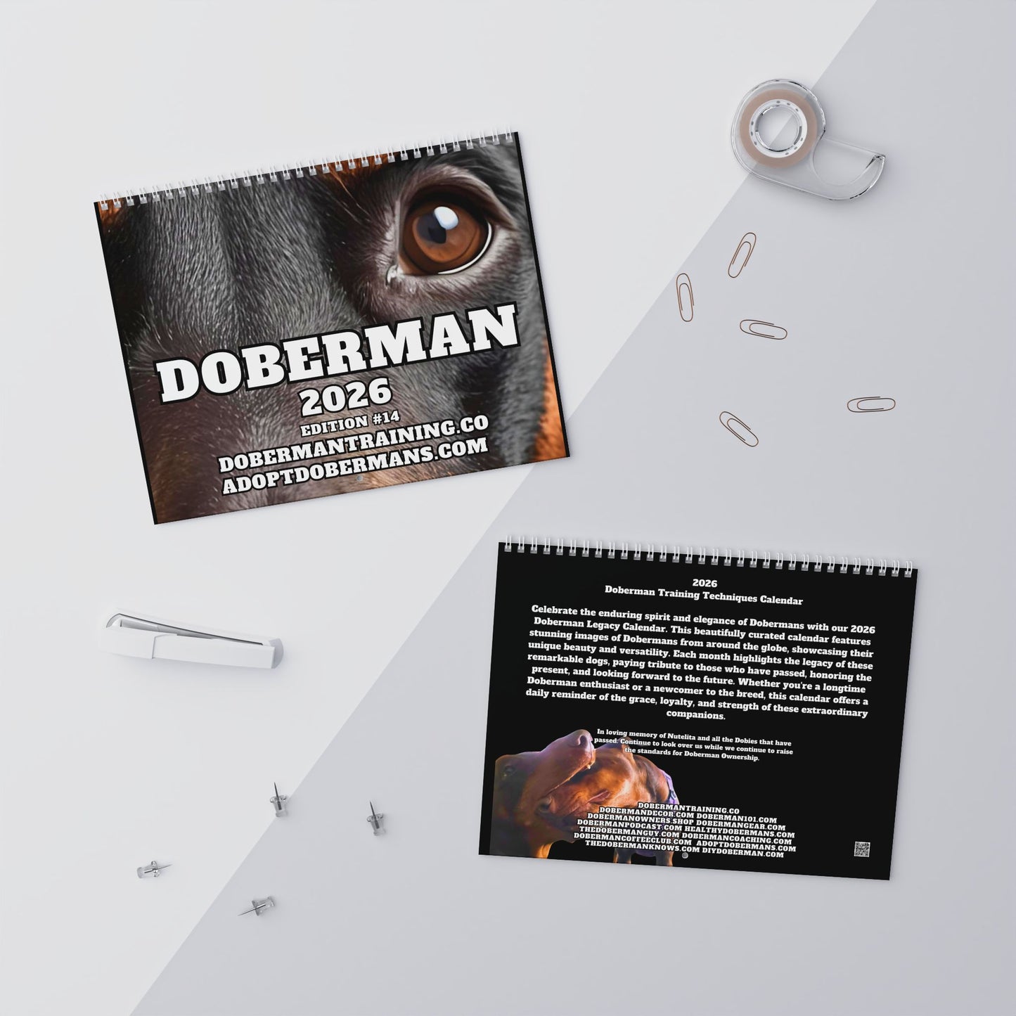 Edition 14 2026 Doberman Calendars