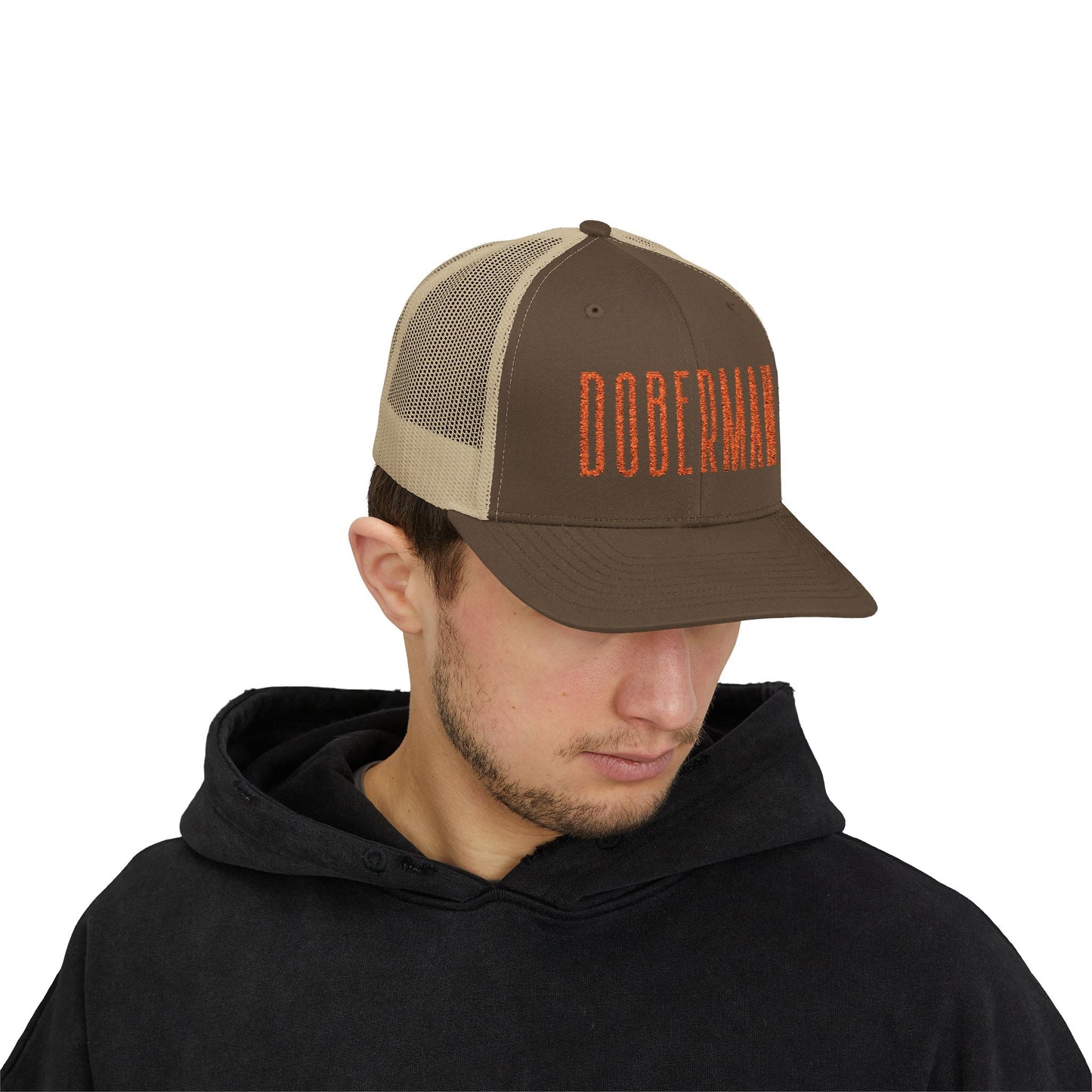 Doberman T5 Silhouette Snapback Trucker Cap