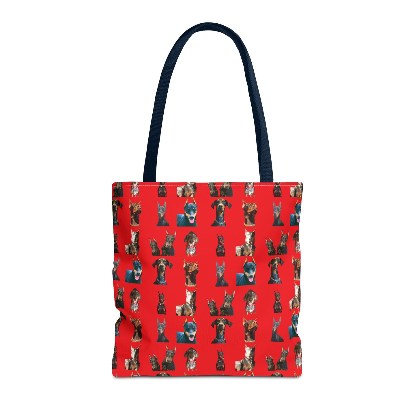 Edition 4 Doberman Model Pattern Red Tote Bag