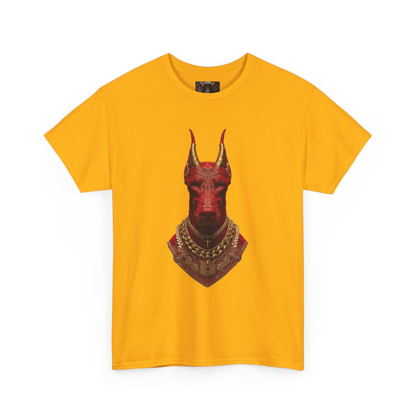 Doberman Goat 4 Private Lable Unisex Heavy Cotton Tee