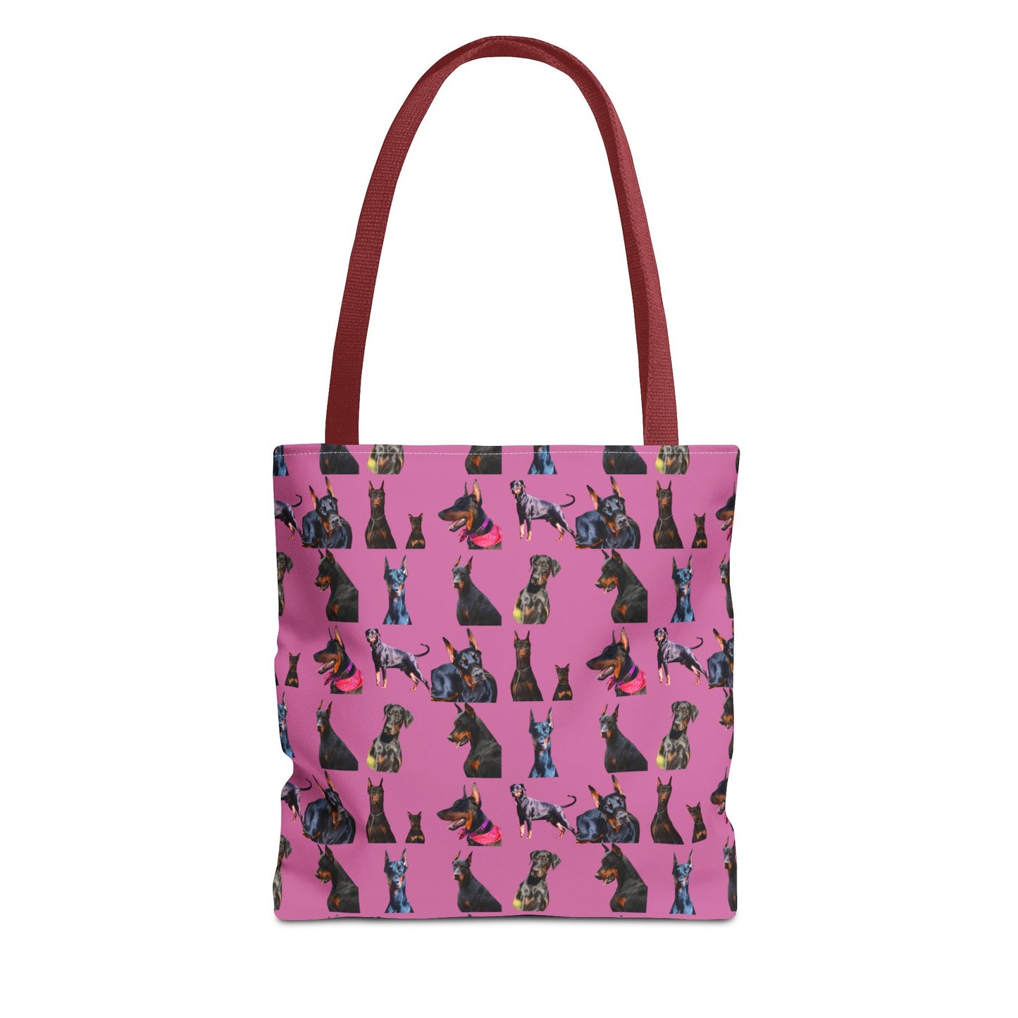 Edition 7 Doberman Model Pattern Light Pink Tote Bag
