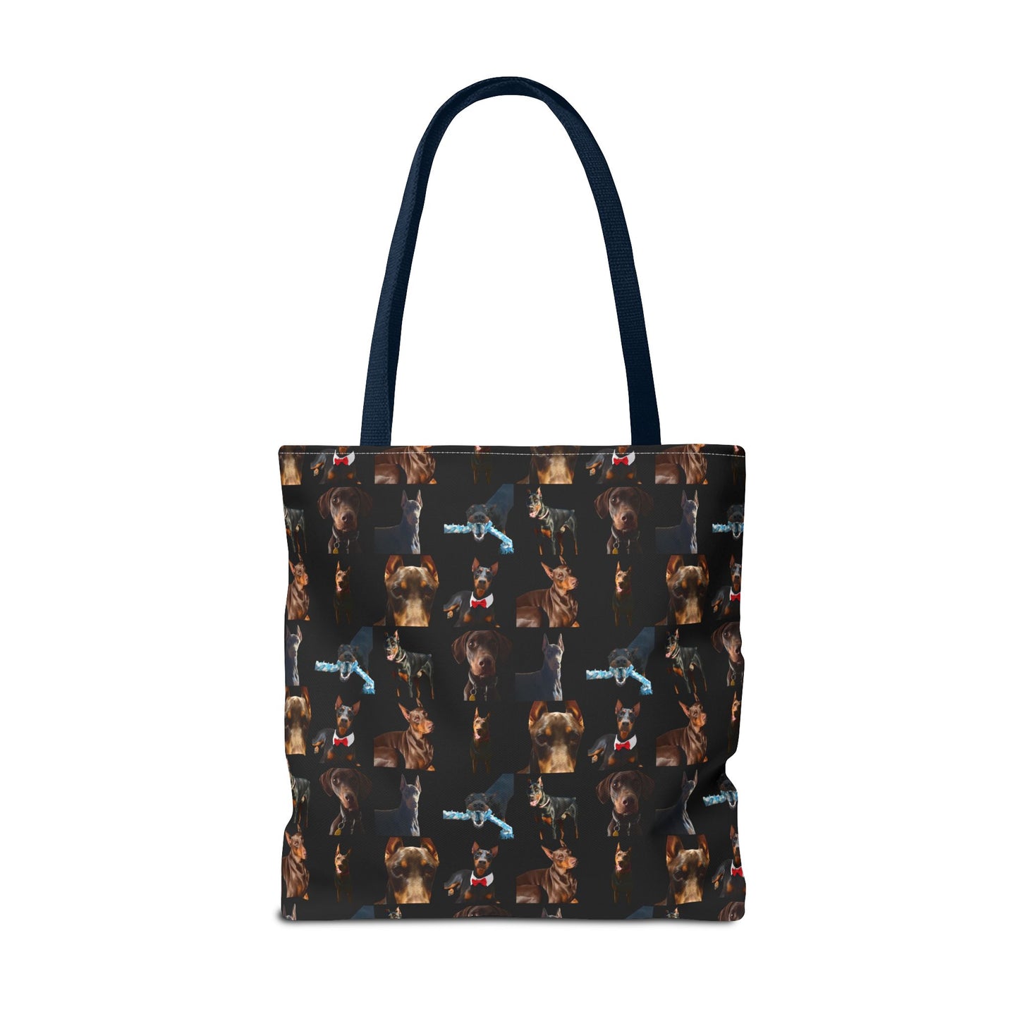 Edition 1 Doberman Model Pattern Black Tote Bag