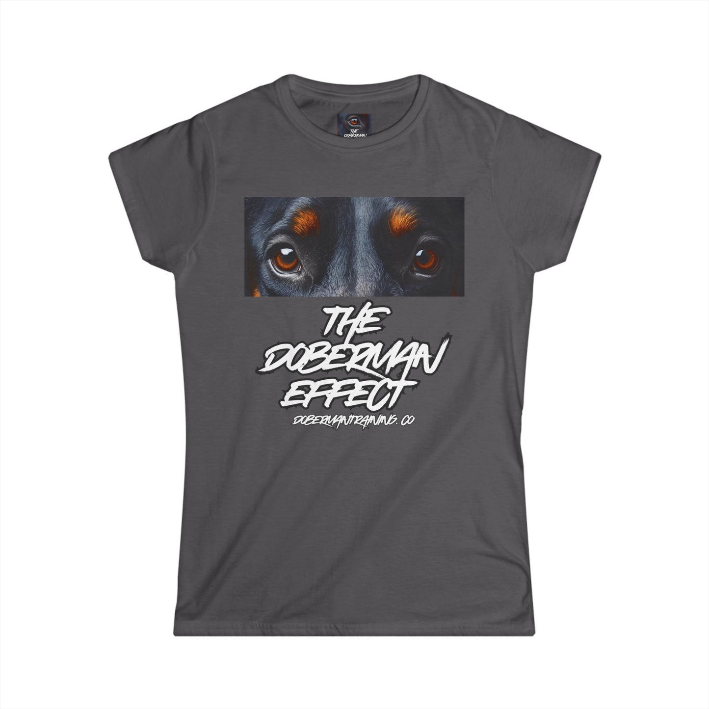 Doberman effect 2 Women's Softstyle Tee