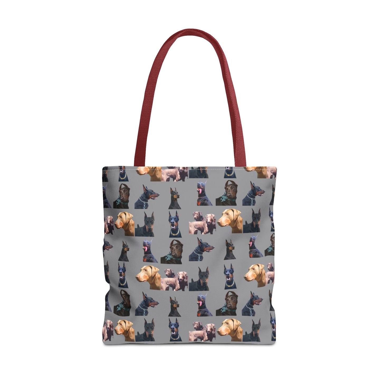 Edition 8 Doberman Model Pattern Gray Tote Bag