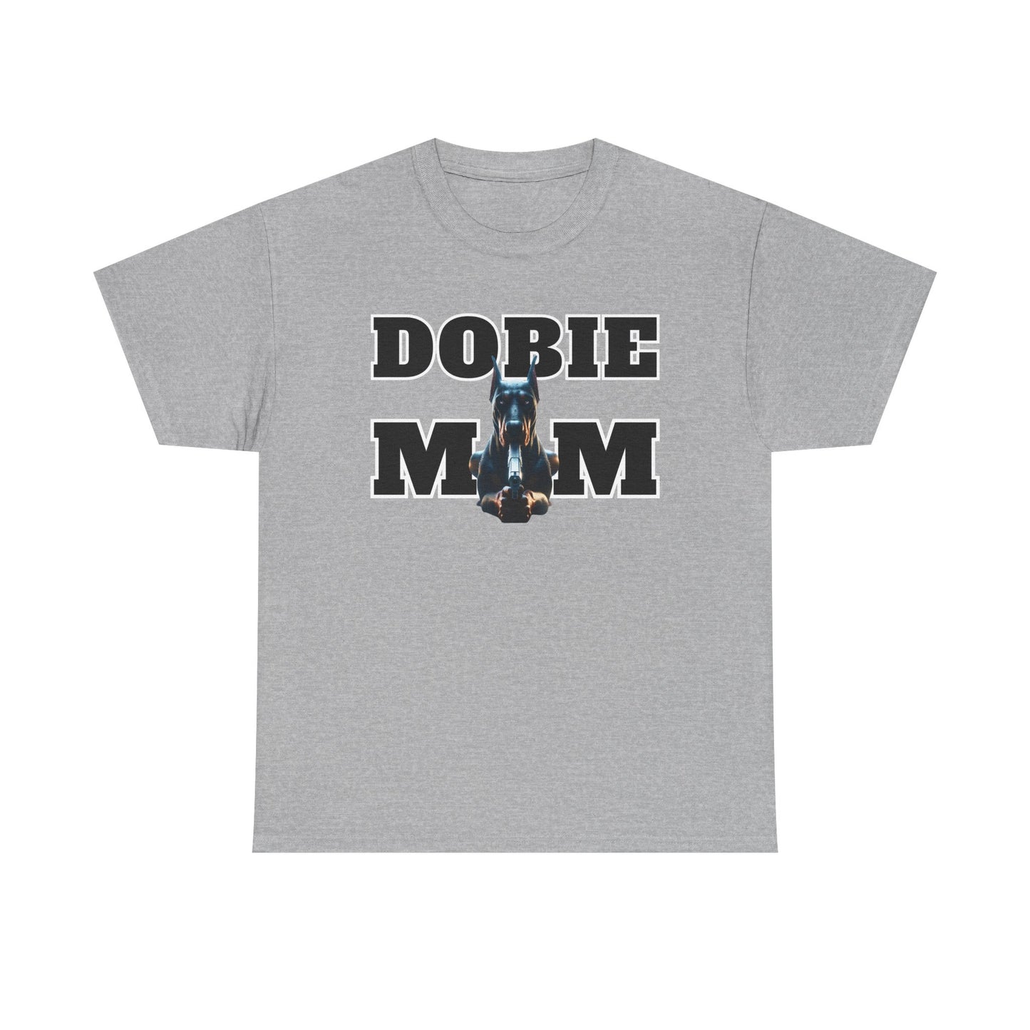 Dobie Mom 06 2025 Unisex Heavy Cotton Tee