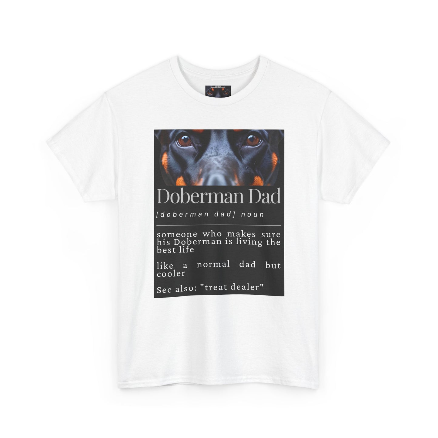 Doberman Dad S1 Private Lable Unisex Heavy Cotton Tee