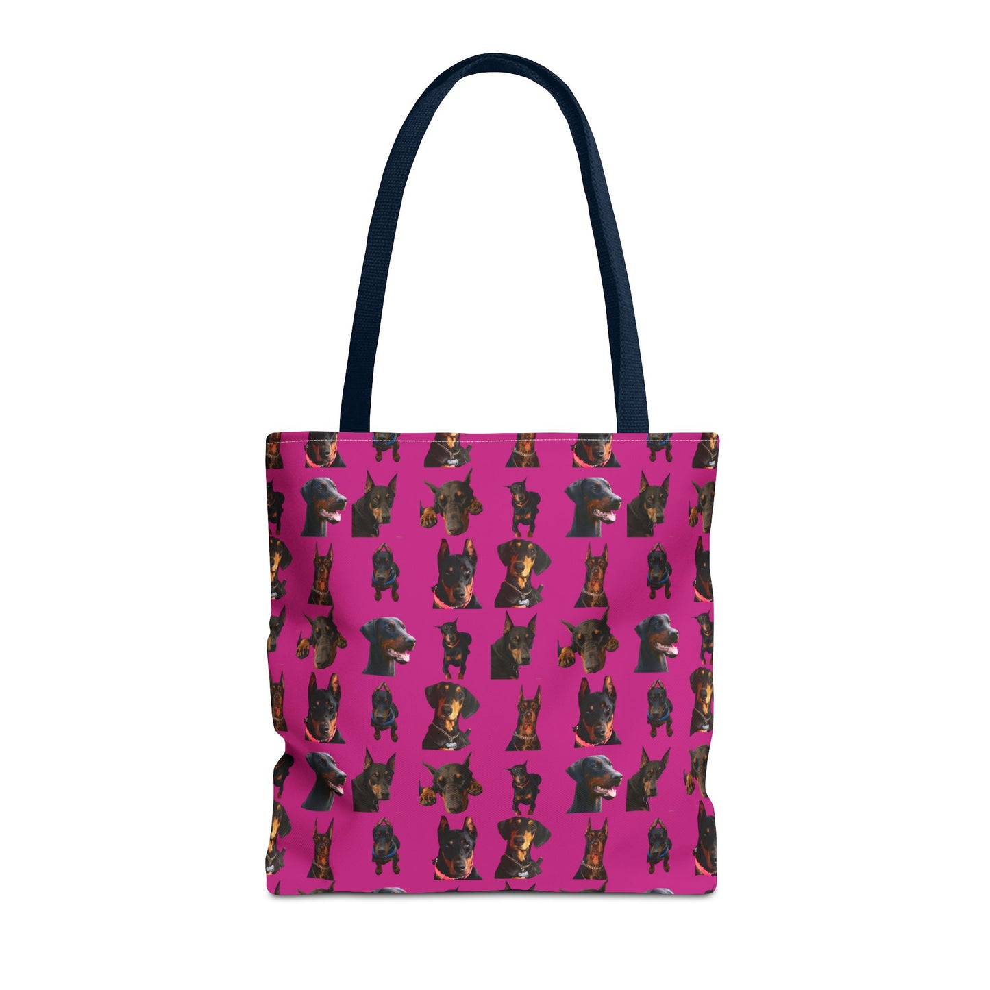 Edition 2 Doberman Model Pattern Miami Pink Tote Bag