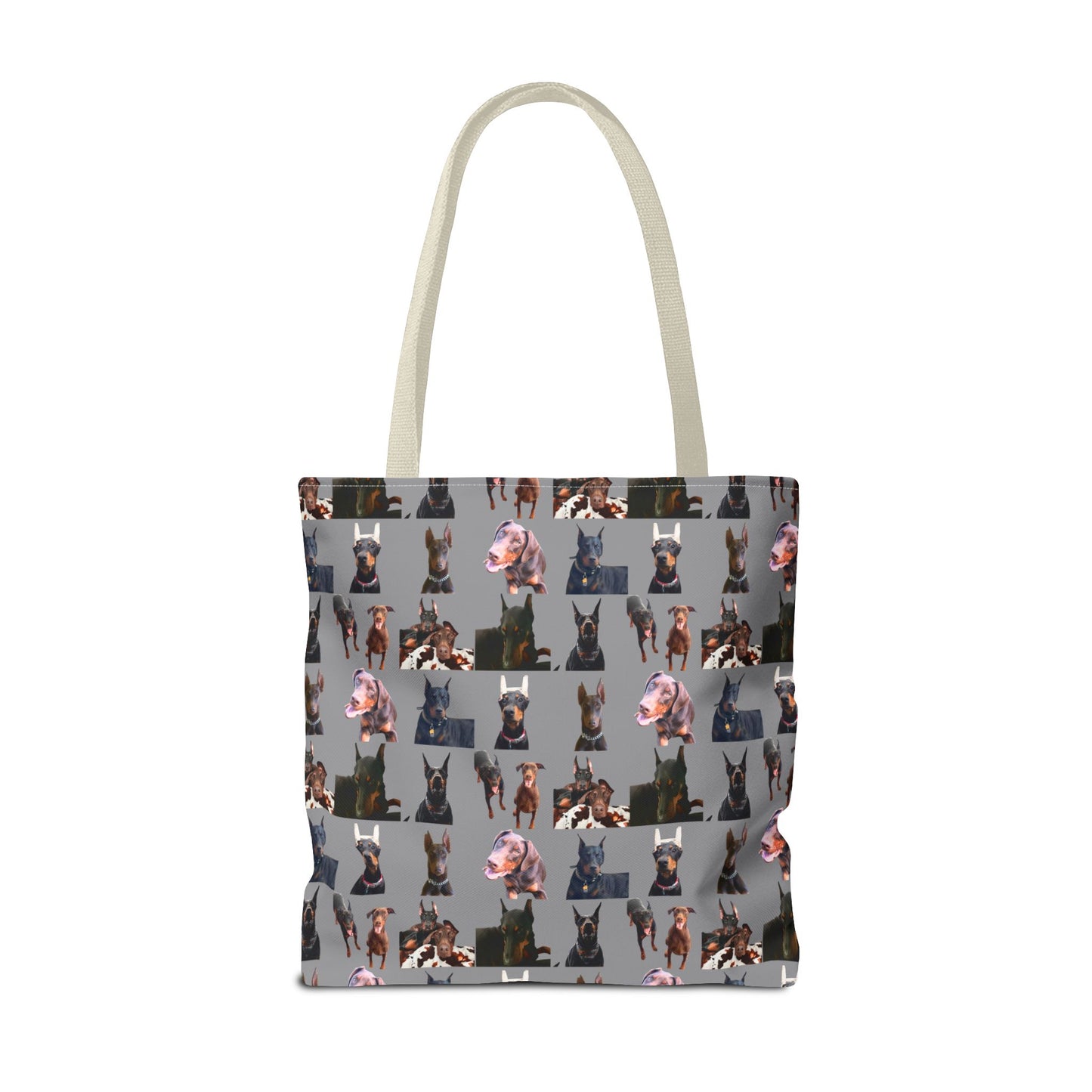 Edition 10 Doberman Model Pattern Gray Tote Bag