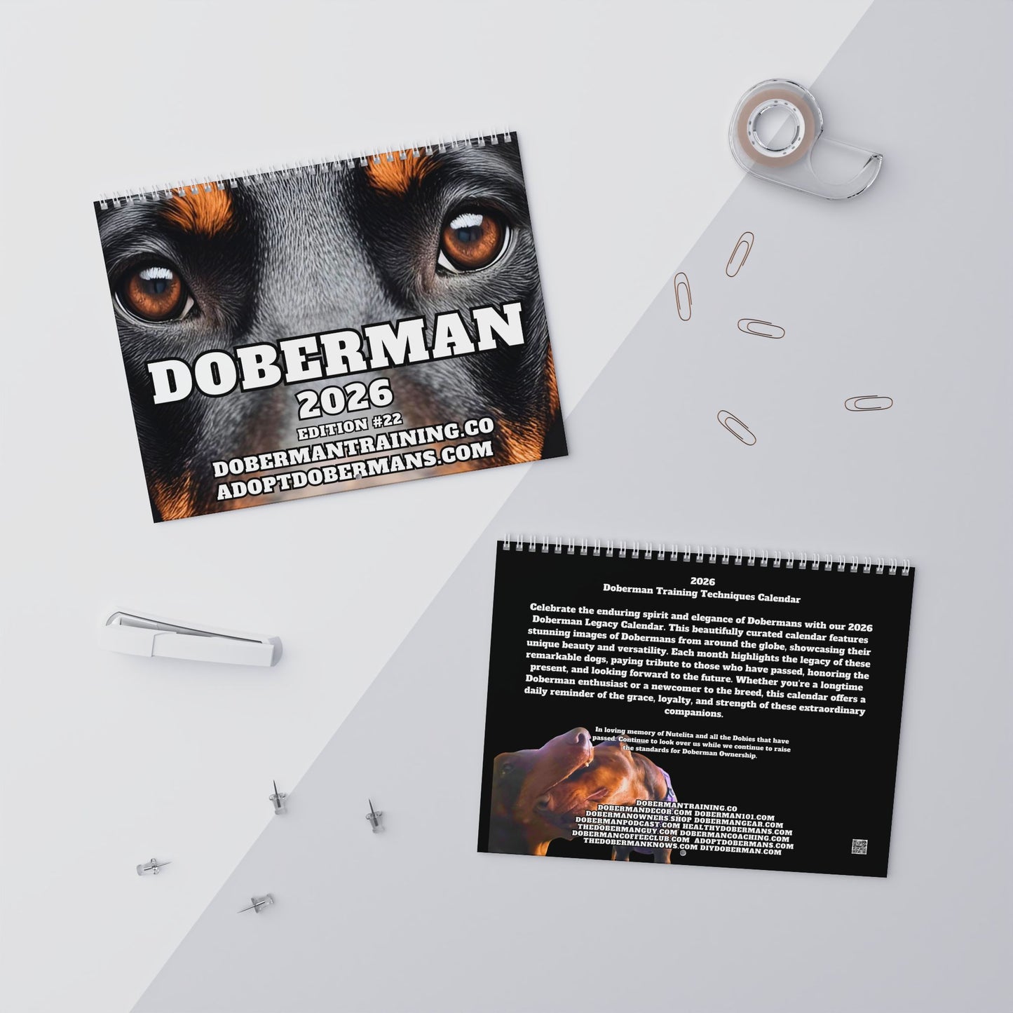 Edition 22 2026 Doberman Calendars