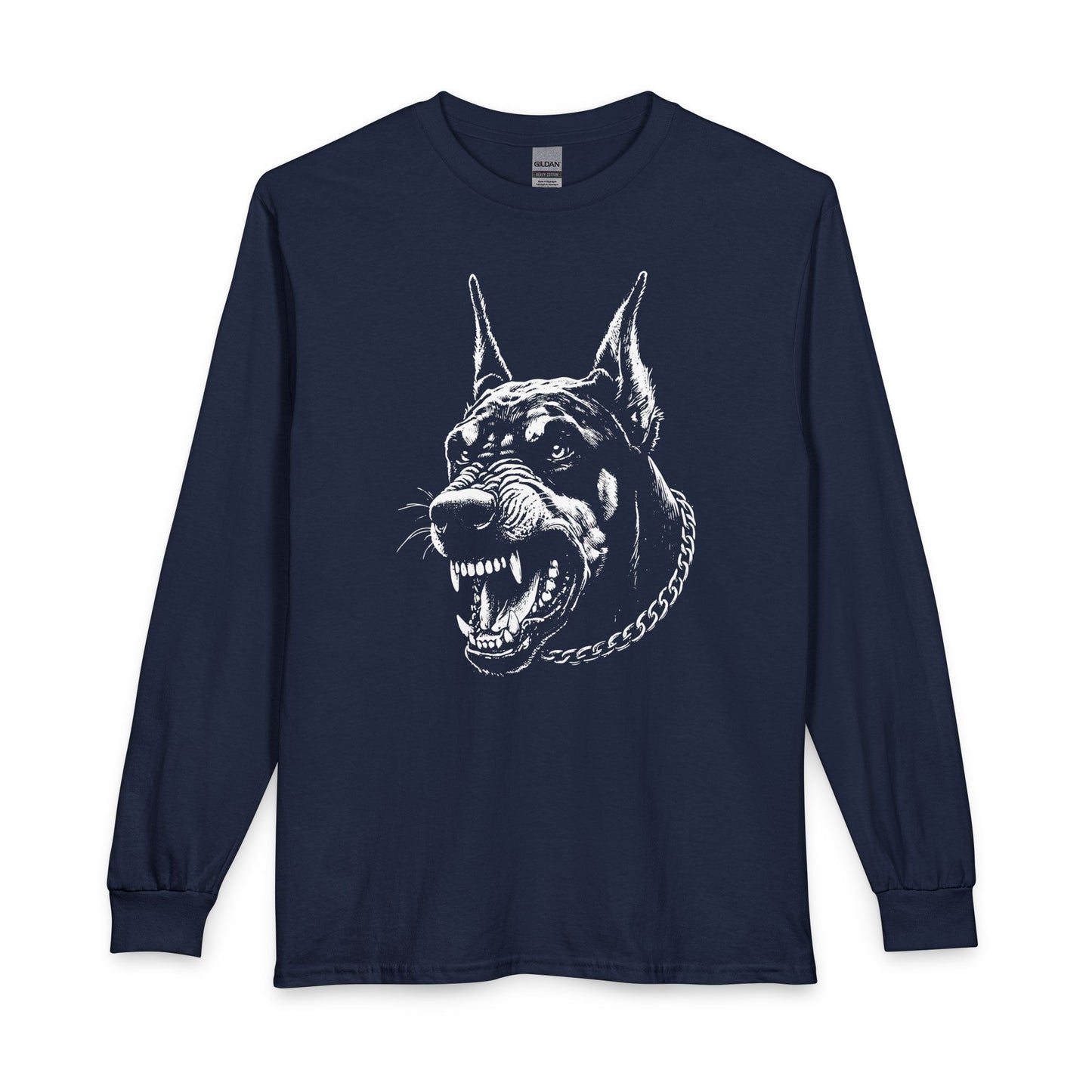 Protect 1  Long Sleeve Tee — Festive Doberman