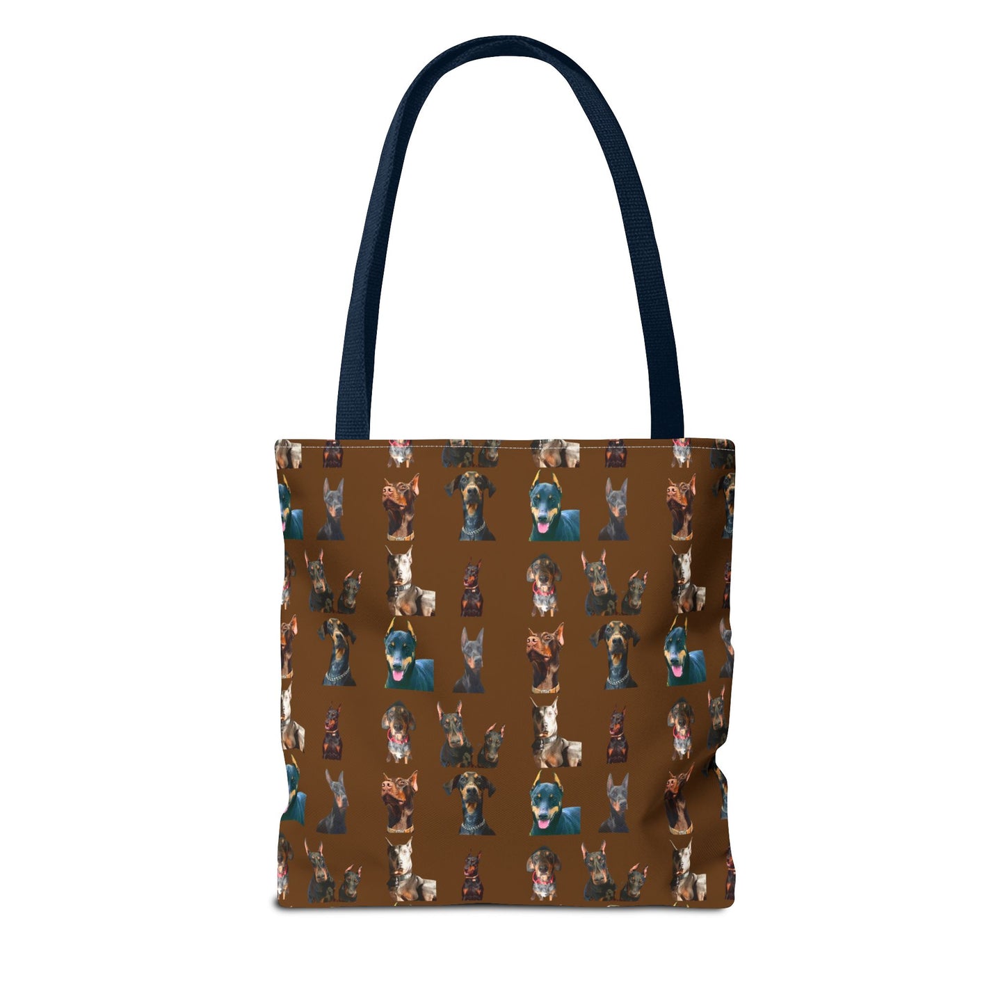 Edition 4 Doberman Model Pattern Brown Tote Bag
