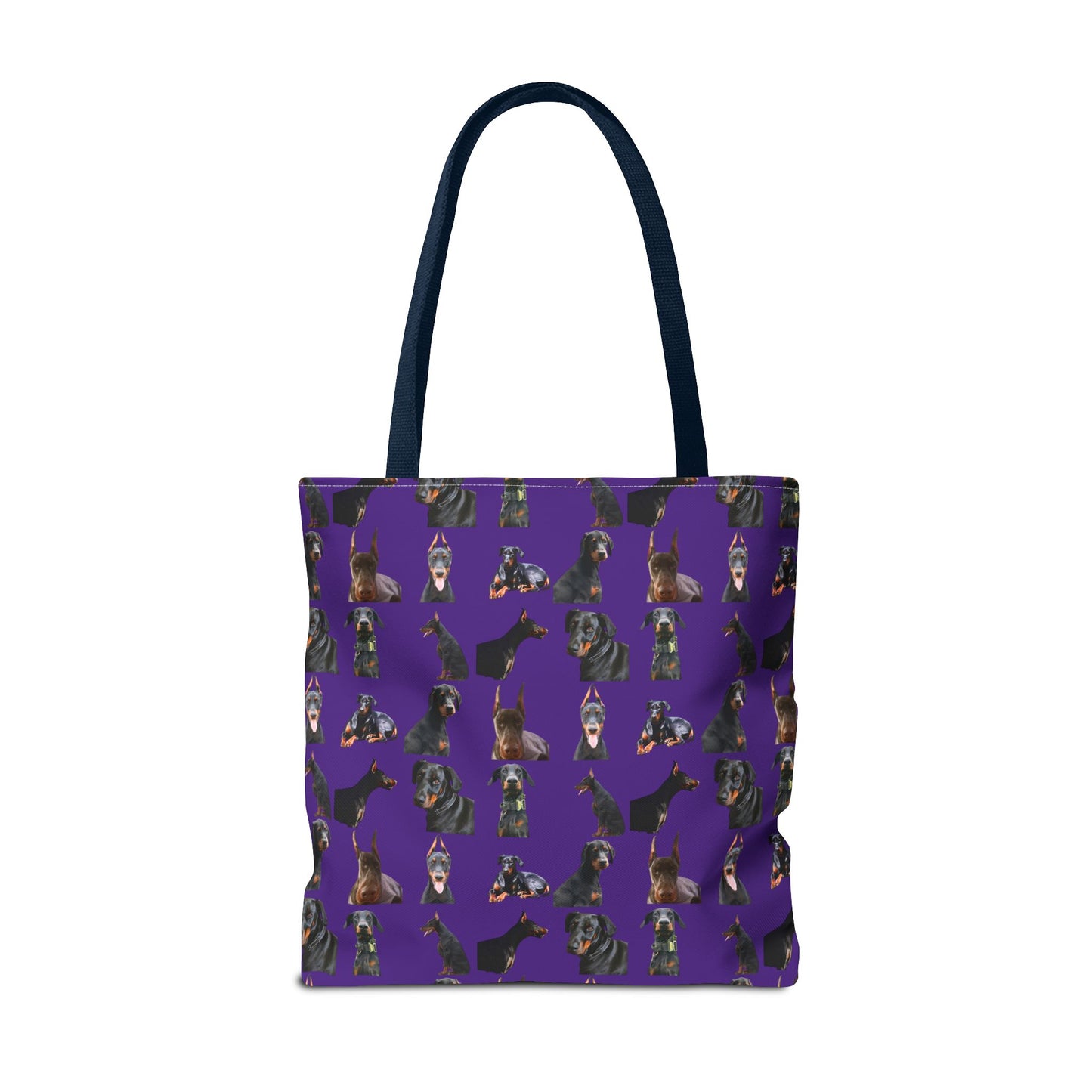 Edition 6 Doberman Model Pattern Purple Tote Bag