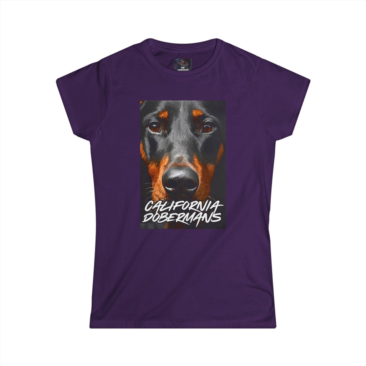Doberman California 1 Women's Softstyle Tee