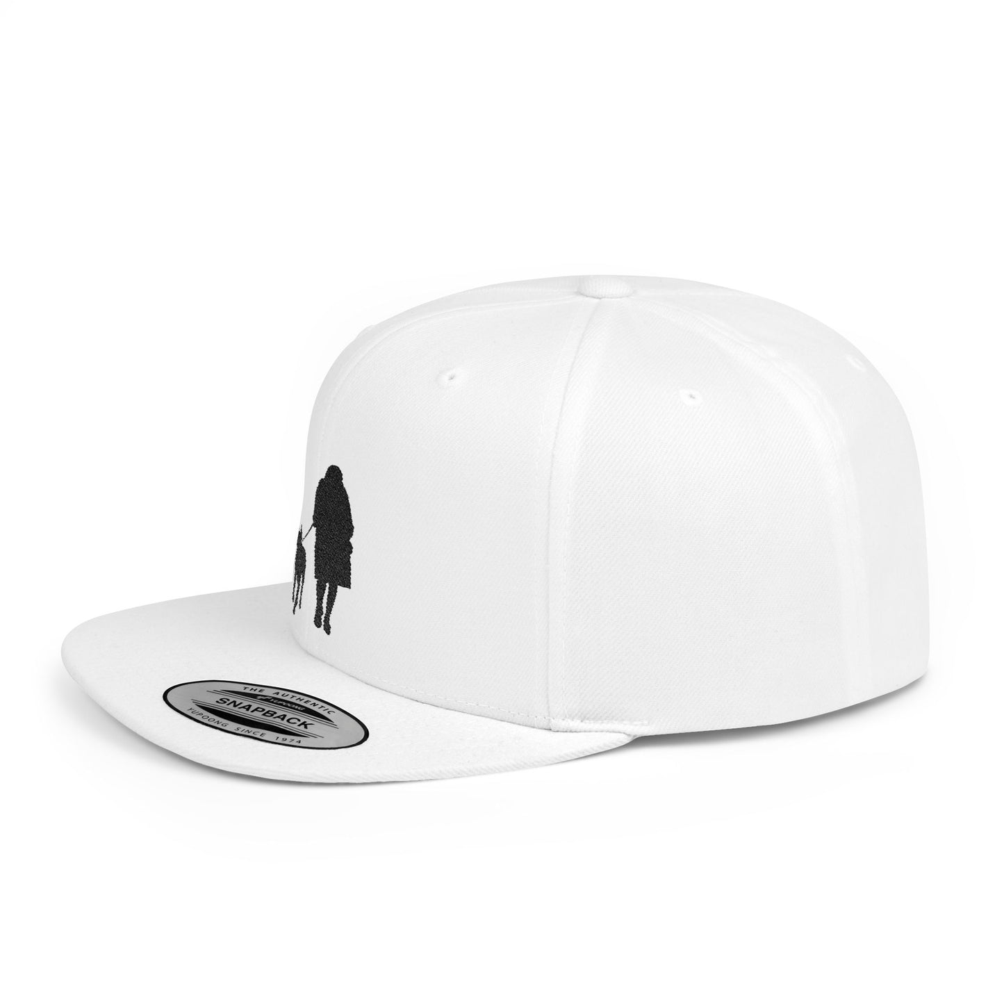 Queen 1 Embroidered Flat Bill Snapback