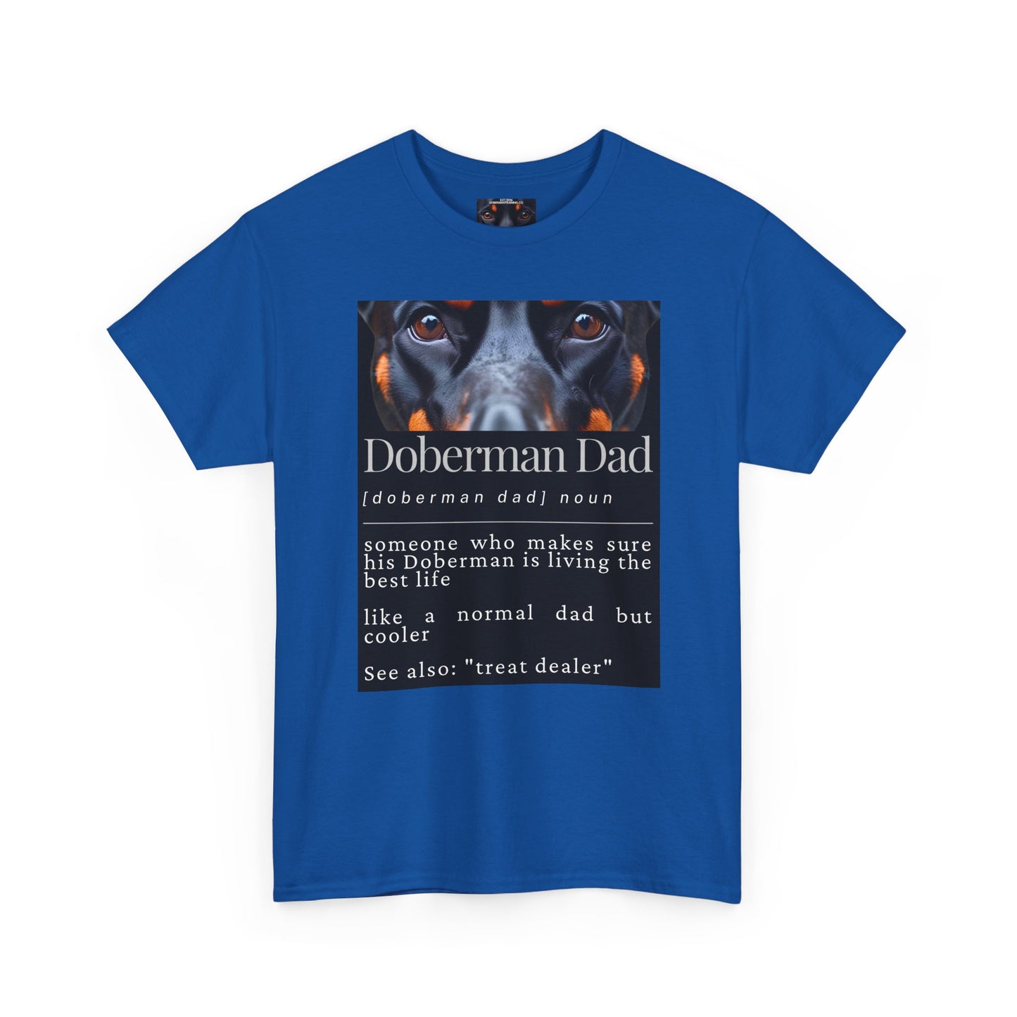 Doberman Dad S1 Private Lable Unisex Heavy Cotton Tee