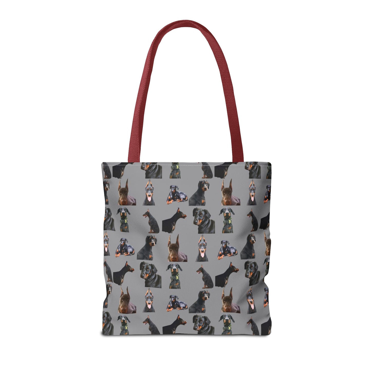 Edition 6 Doberman Model Pattern Gray Tote Bag
