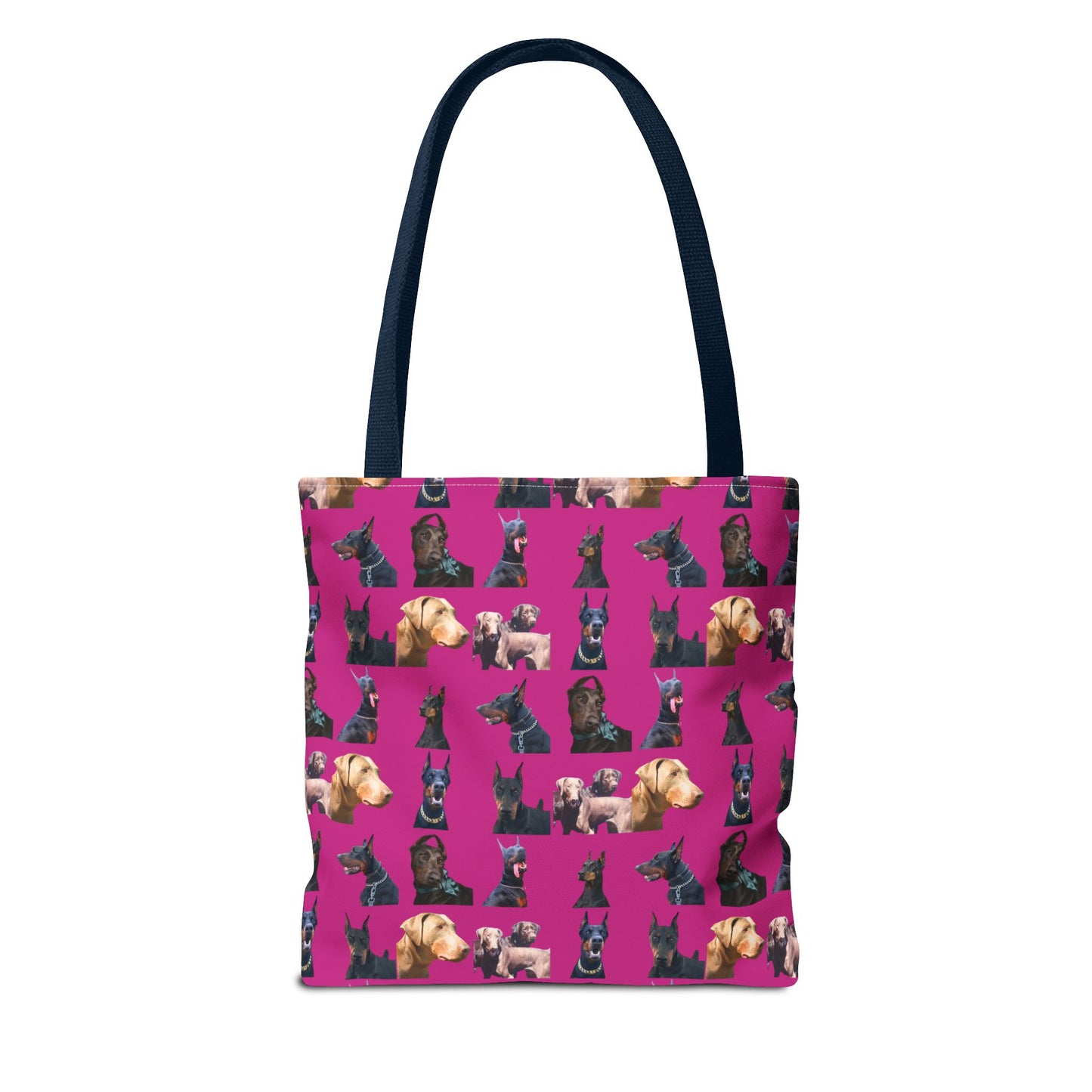 Edition 8 Doberman Model Pattern Pink Tote Bag