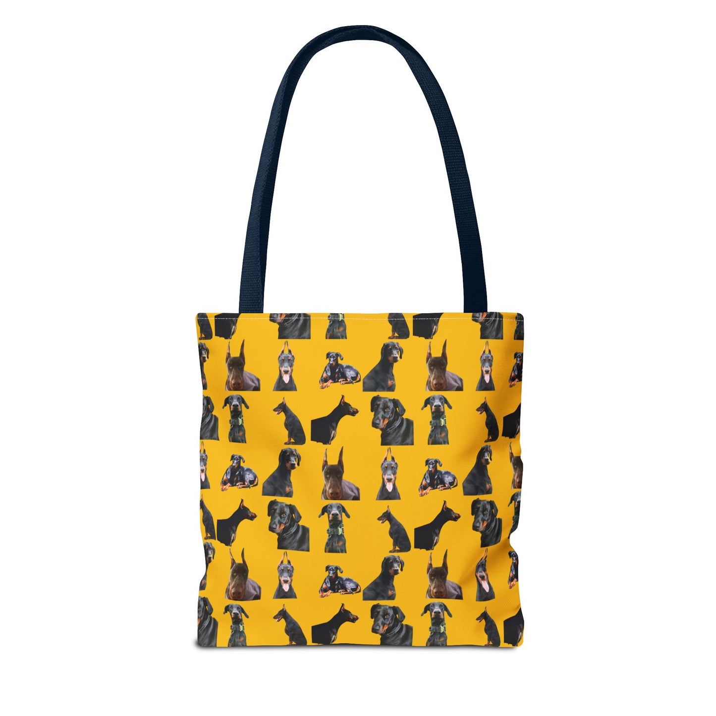 Edition 6 Doberman Model Pattern Yellow Tote Bag