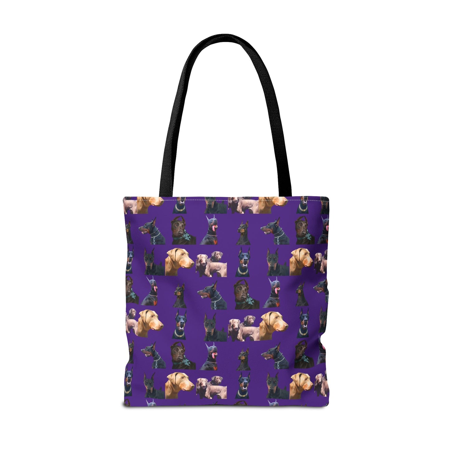 Edition 8 Doberman Model Pattern Purple Tote Bag